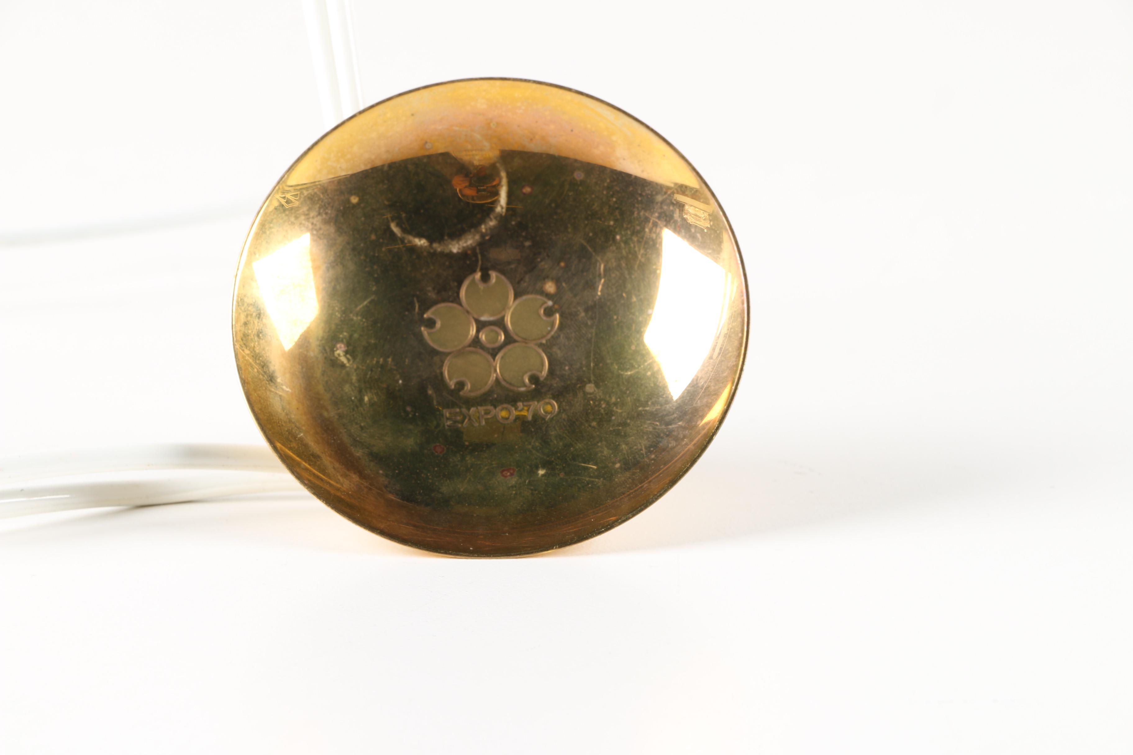 Vintage Gold Plated Osaka Japan Expo World's Fair Cup