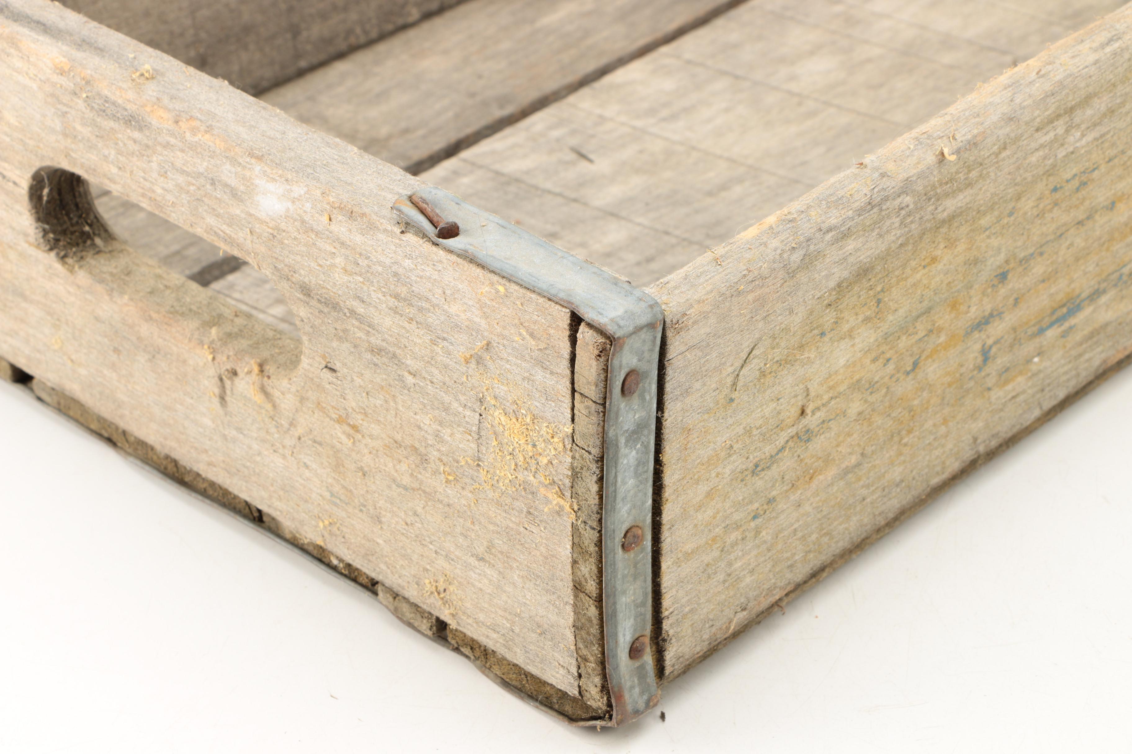 Vintage Coca-Cola and Pepsi Crates