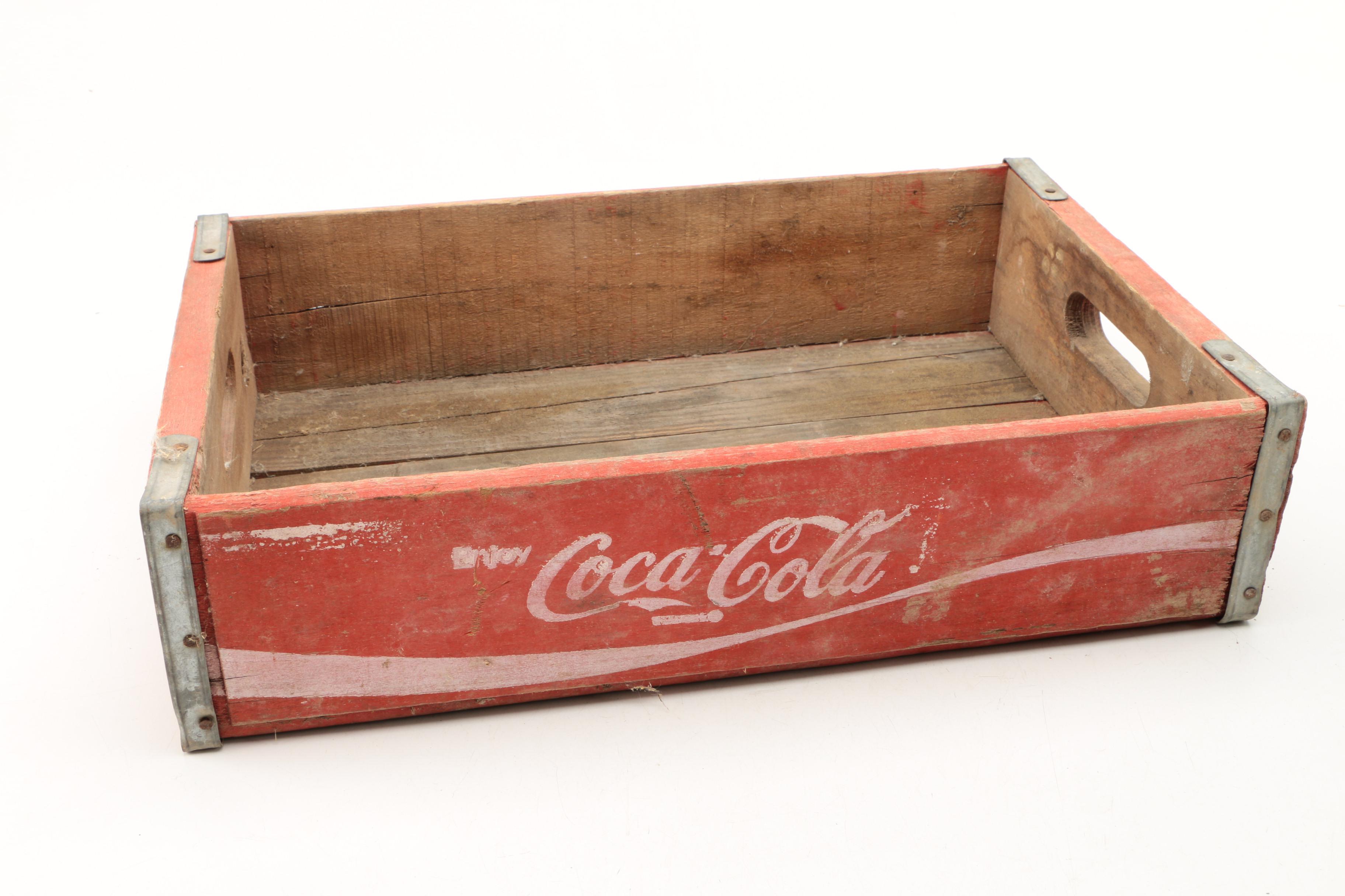 Vintage Coca-Cola and Pepsi Crates