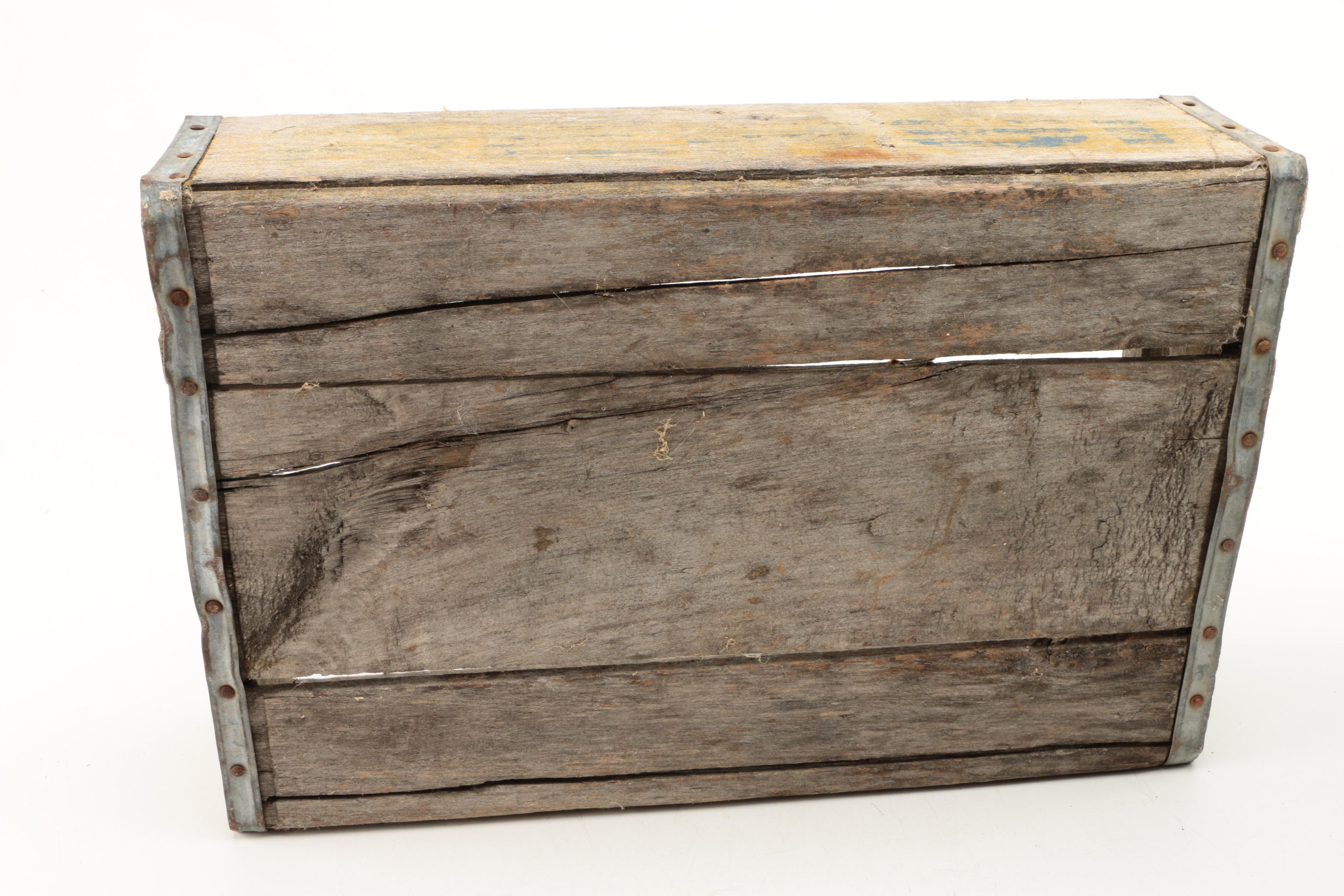 Vintage Coca-Cola and Pepsi Crates