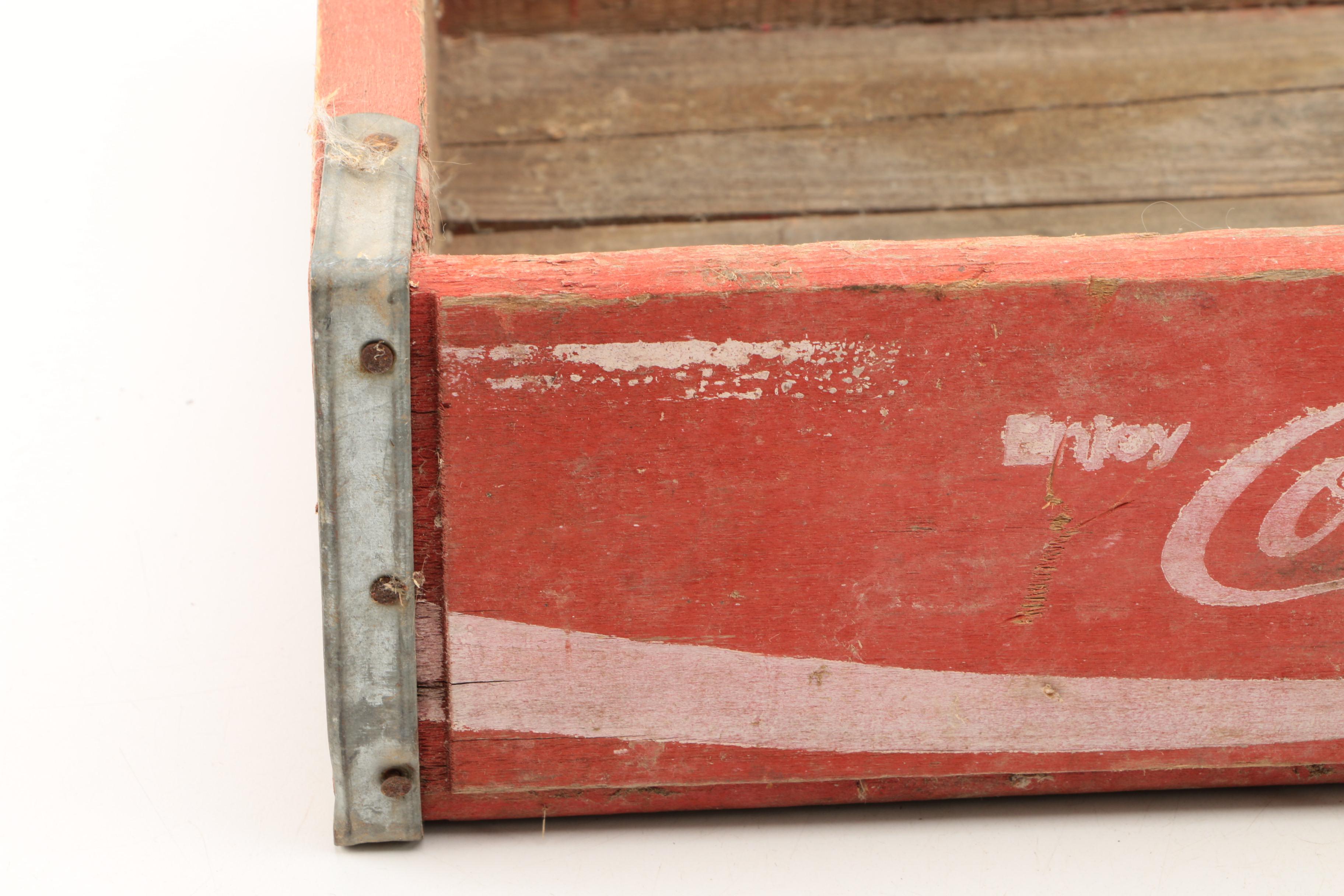 Vintage Coca-Cola and Pepsi Crates