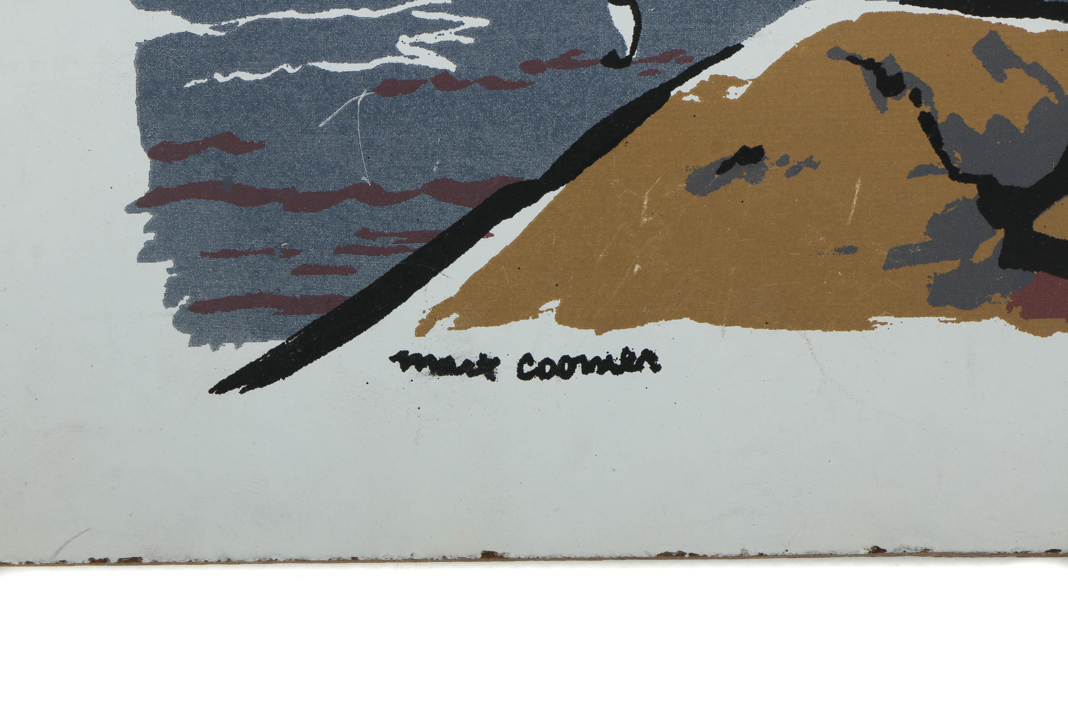 Collection of Mark Coomer Serigraphs on Boards of Genre Scenes