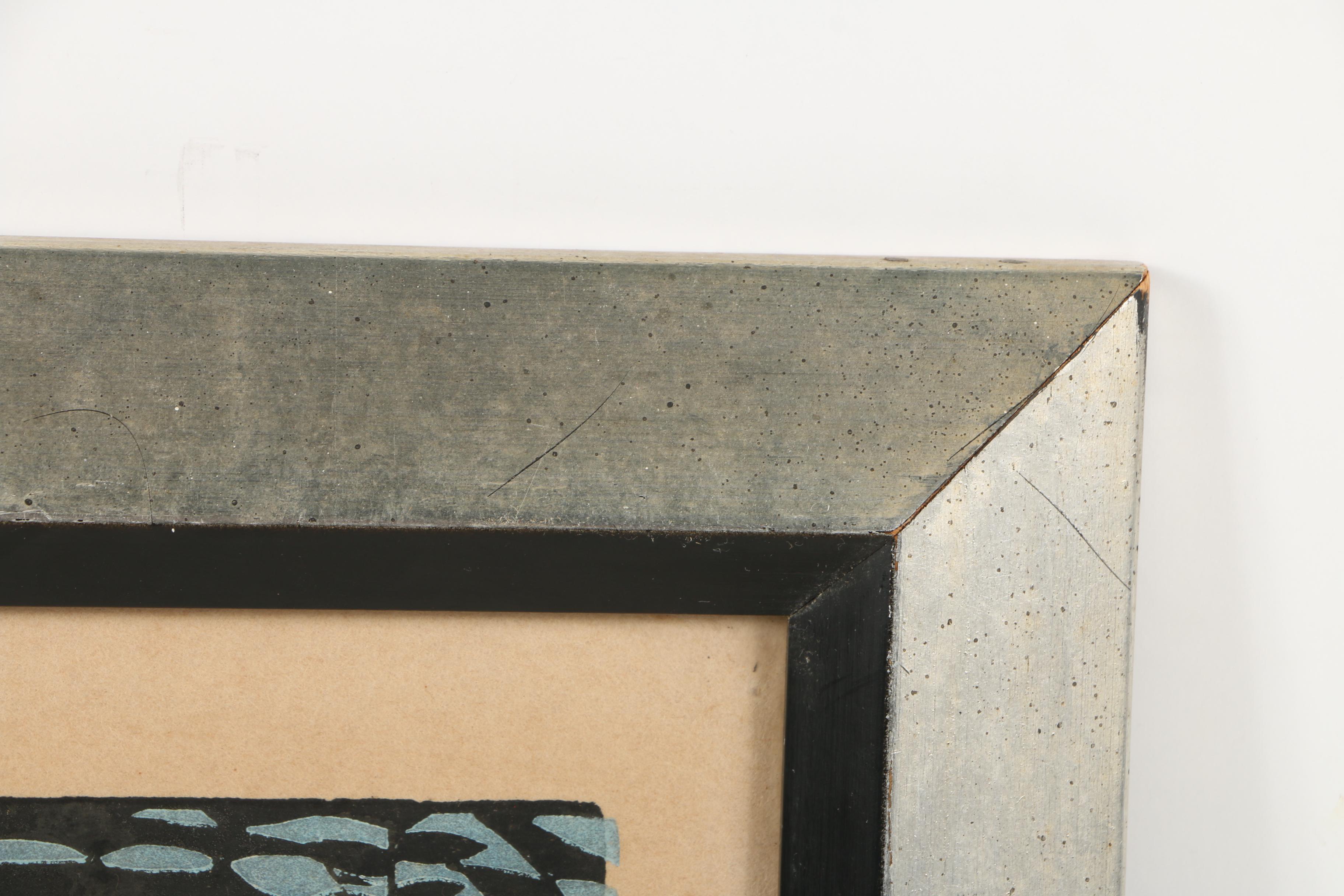 John Murray Barton Woodcut "The Bride"