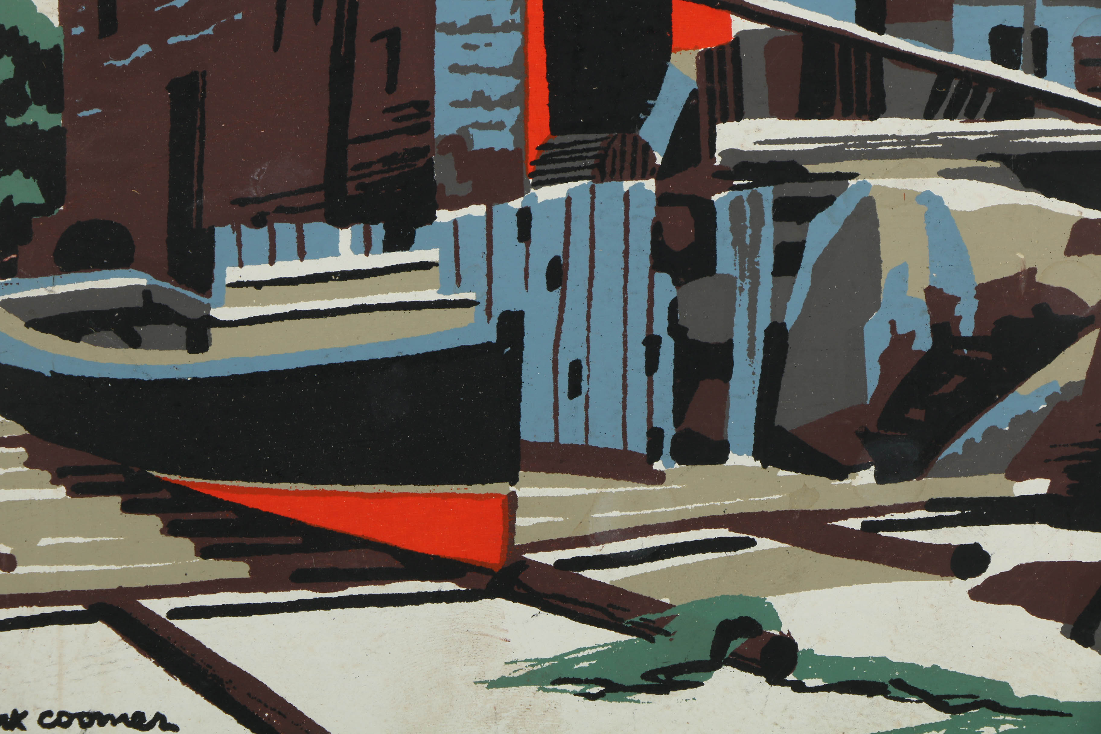 Collection of Mark Coomer Serigraphs on Boards of Genre Scenes