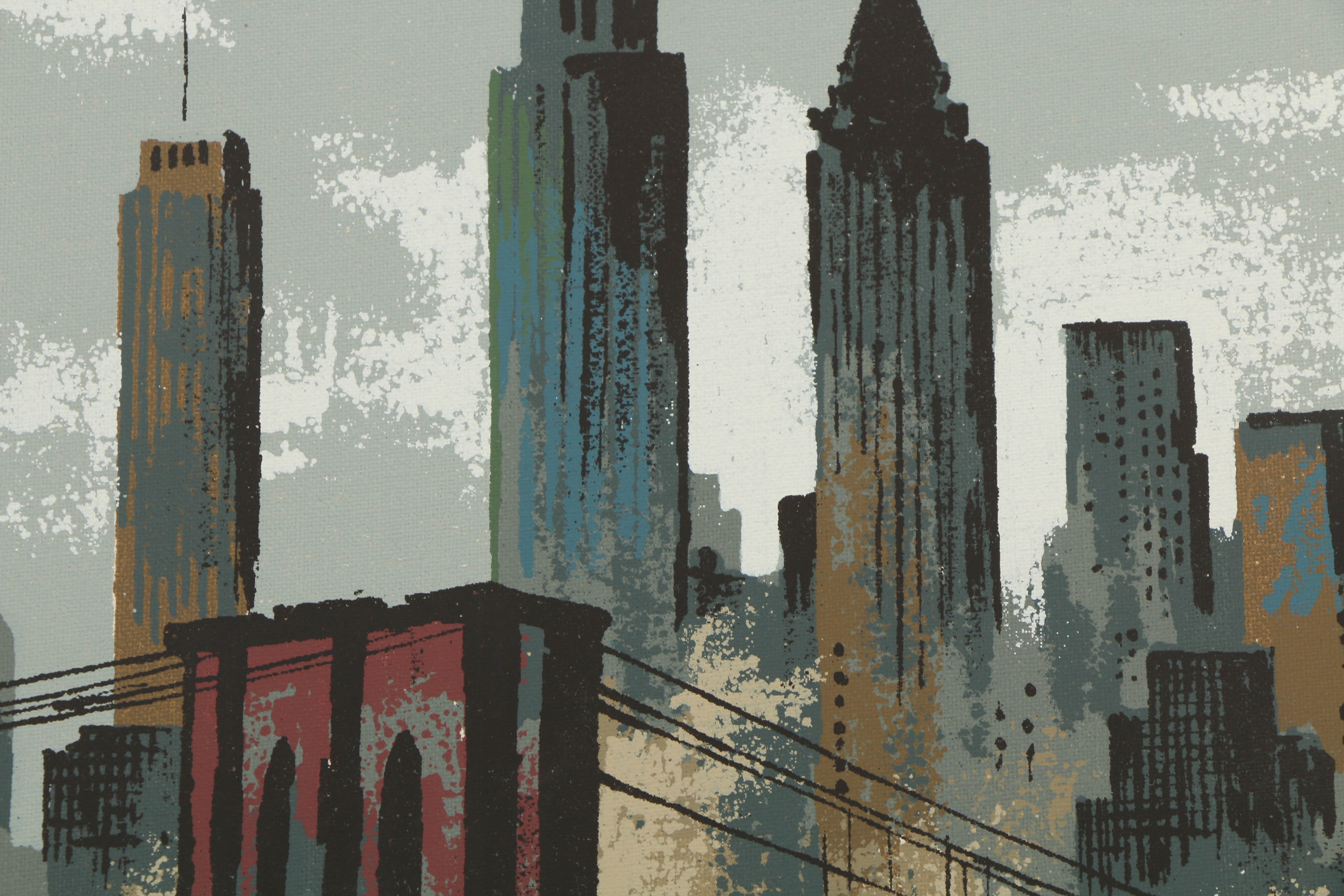 Collection of Mark Coomer Serigraphs on Boards of Genre Scenes