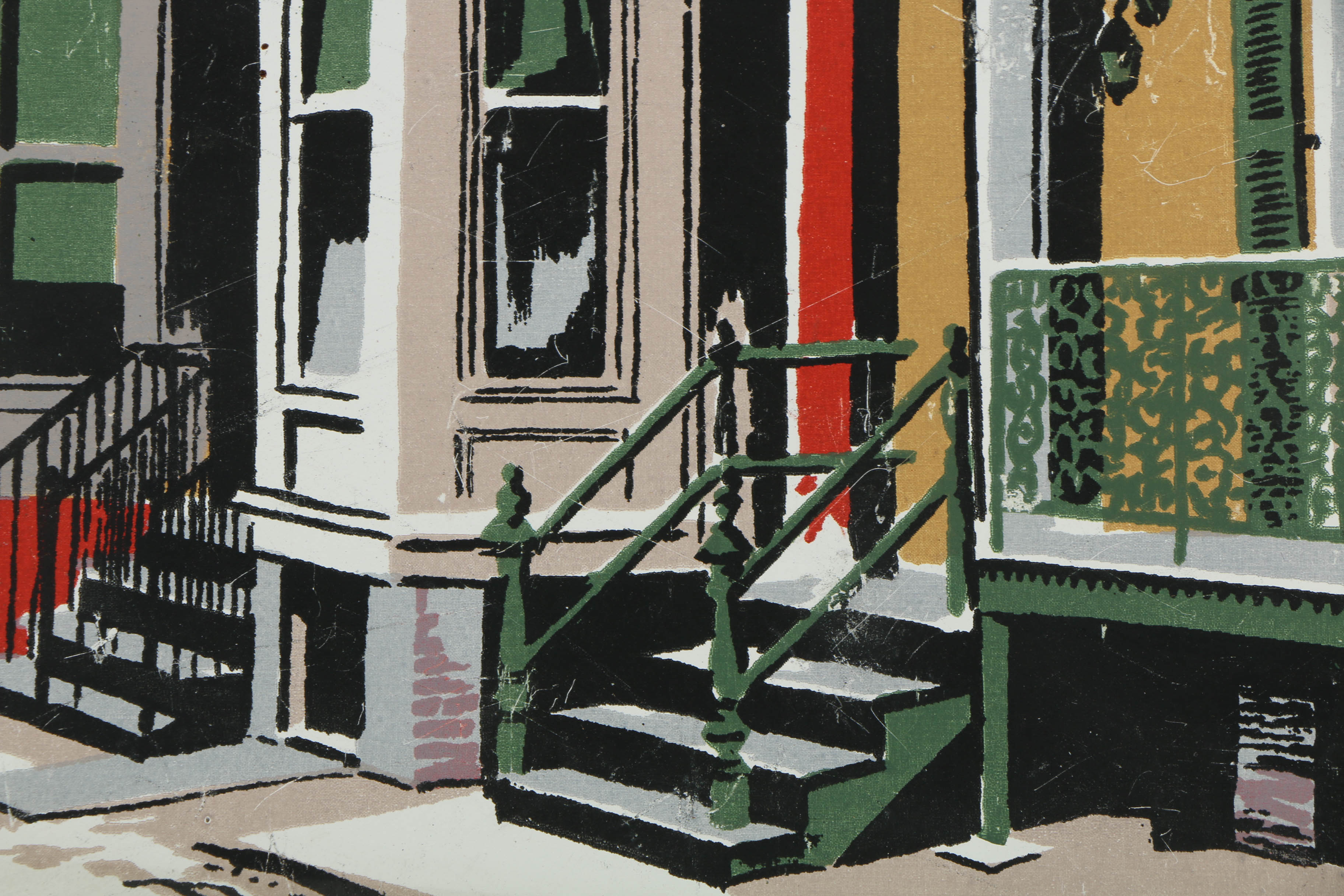 Collection of Mark Coomer Serigraphs on Boards of Architectural Landscapes