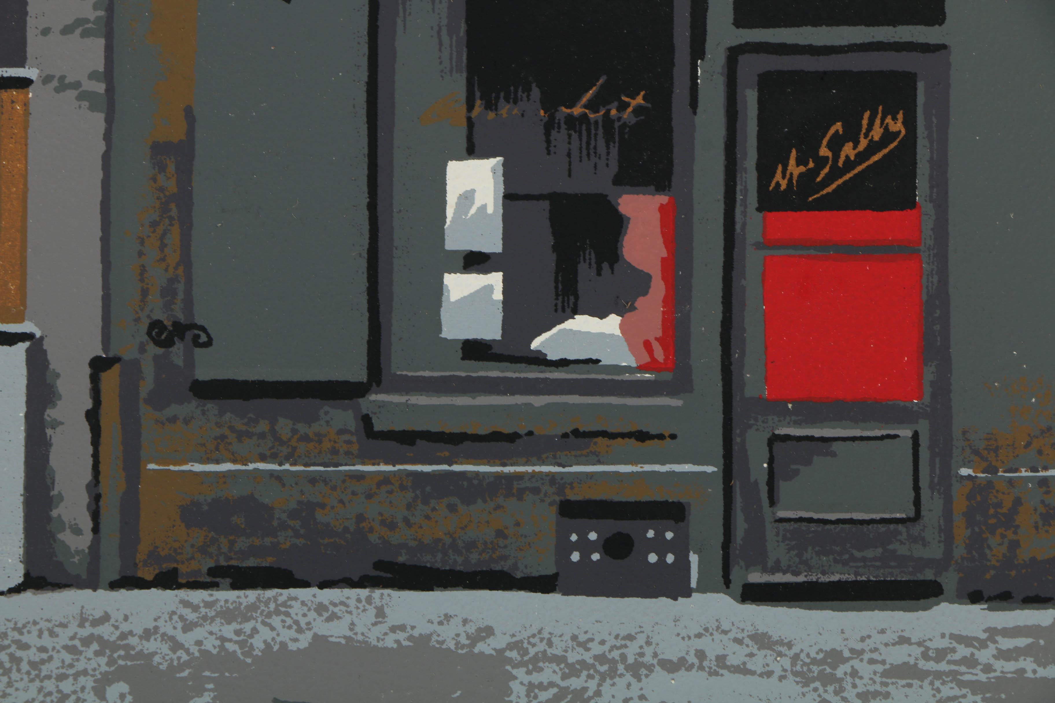 Collection of Mark Coomer Serigraphs on Boards of Street Scenes