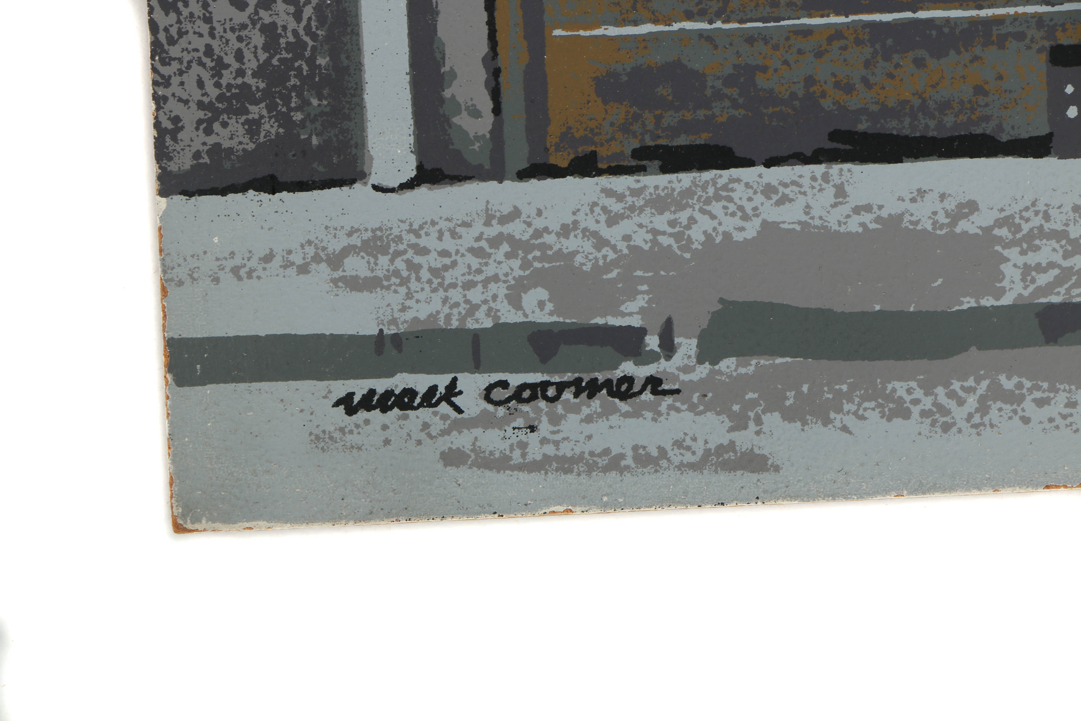 Collection of Mark Coomer Serigraphs on Boards of Street Scenes