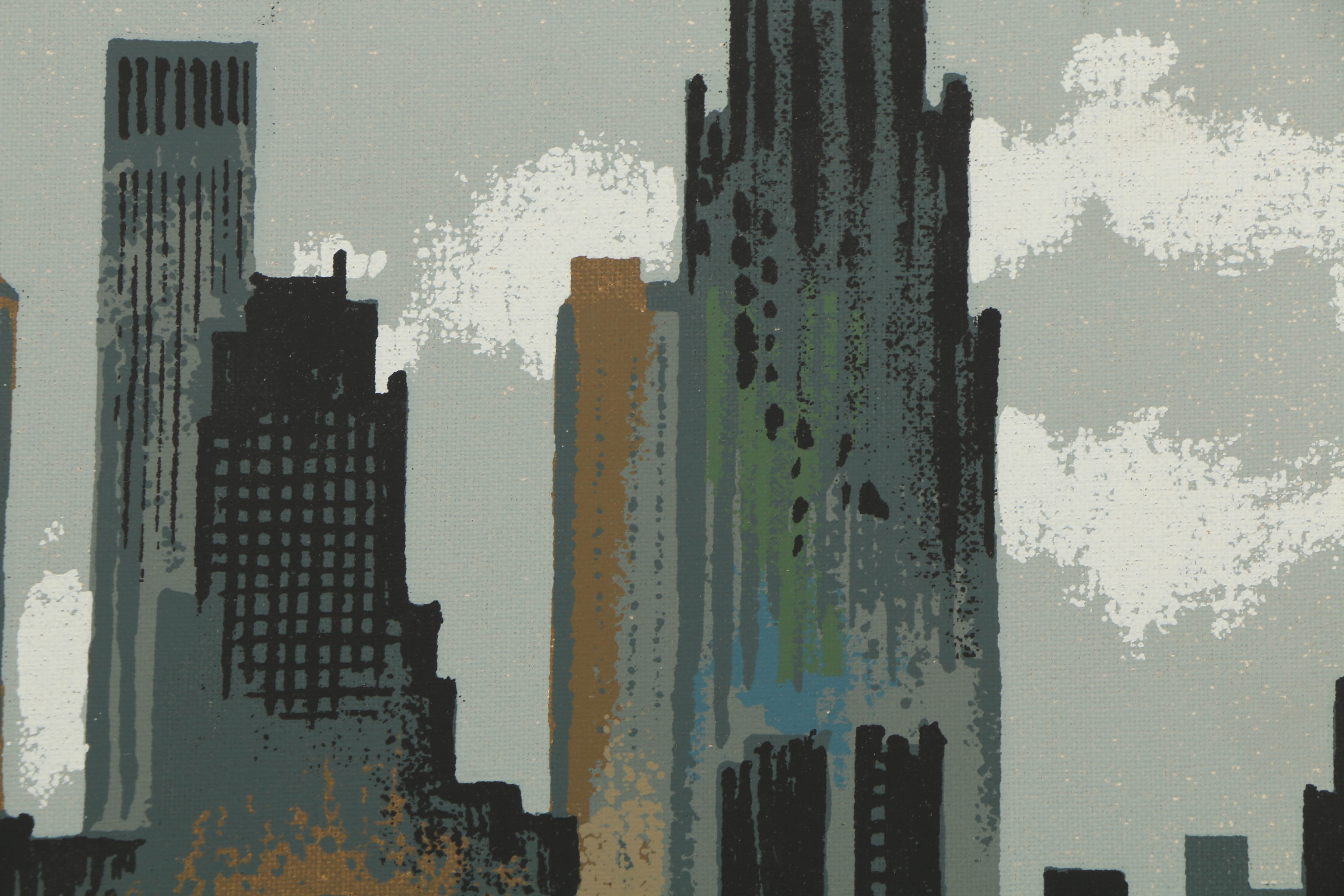 Collection of Mark Coomer Serigraphs on Boards of Street Scenes