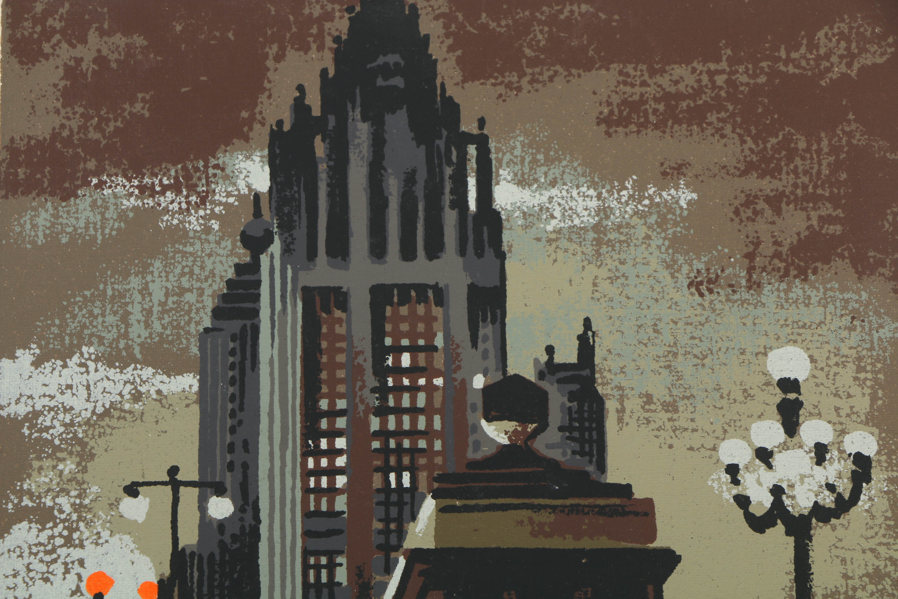 Collection of Mark Coomer Serigraphs on Boards of Street Scenes