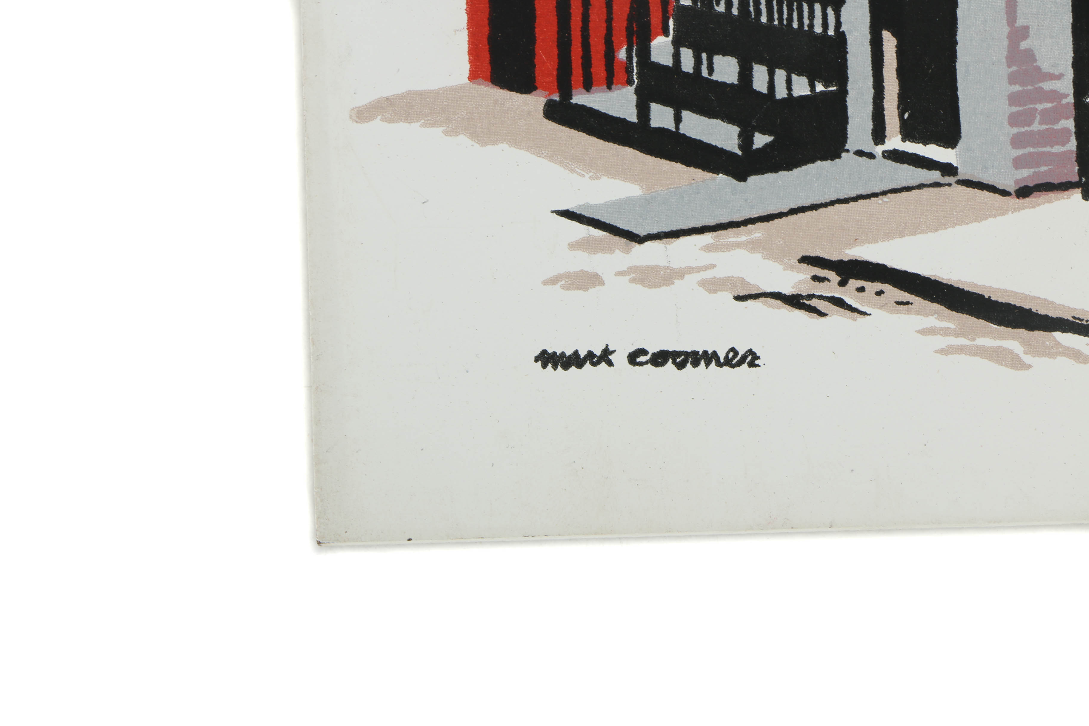 Collection of Mark Coomer Serigraphs on Boards of Street Scenes
