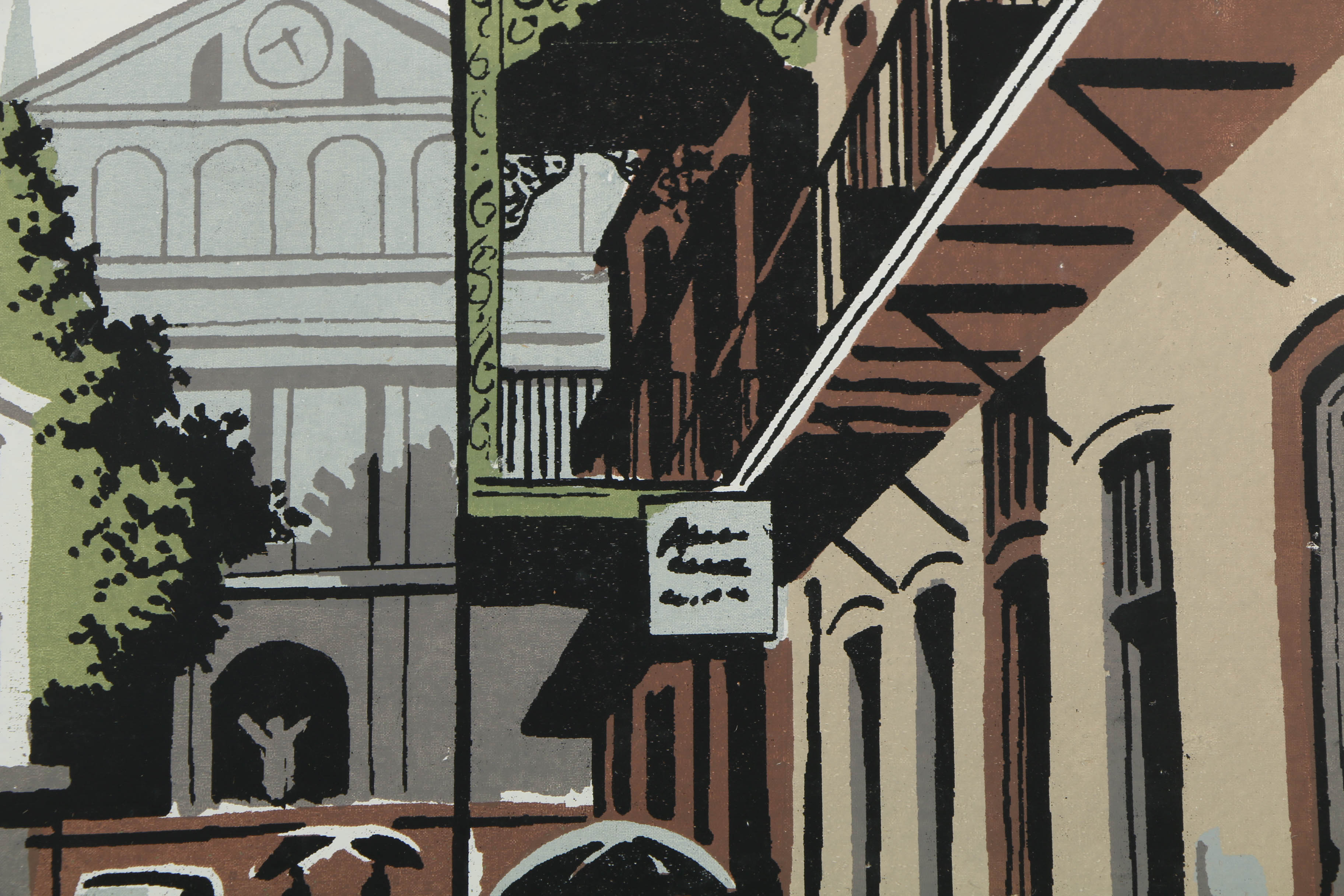 Collection of Mark Coomer Serigraphs on Boards of Street Scenes