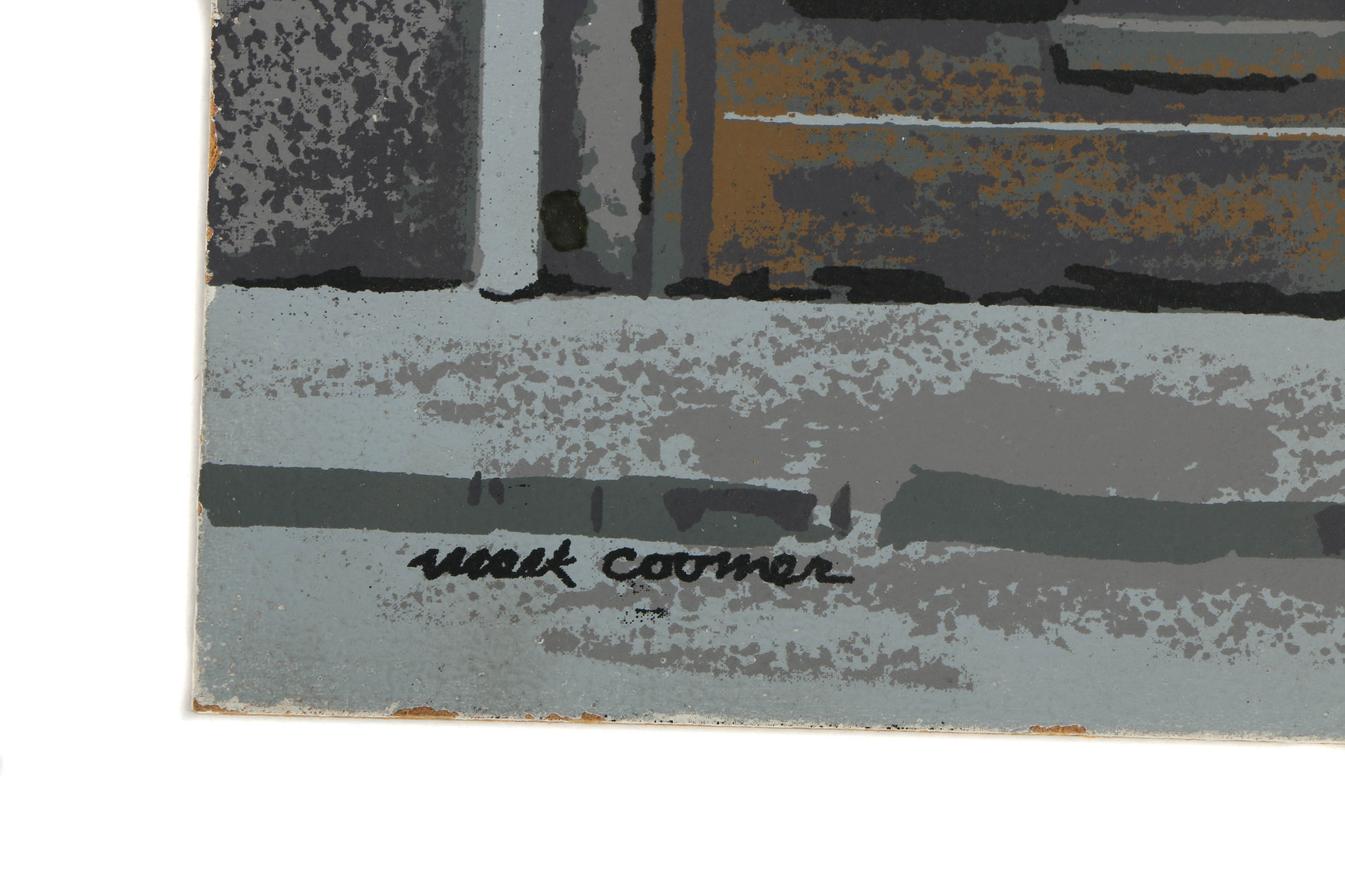 Collection of Mark Coomer Serigraphs on Boards of Street Scenes
