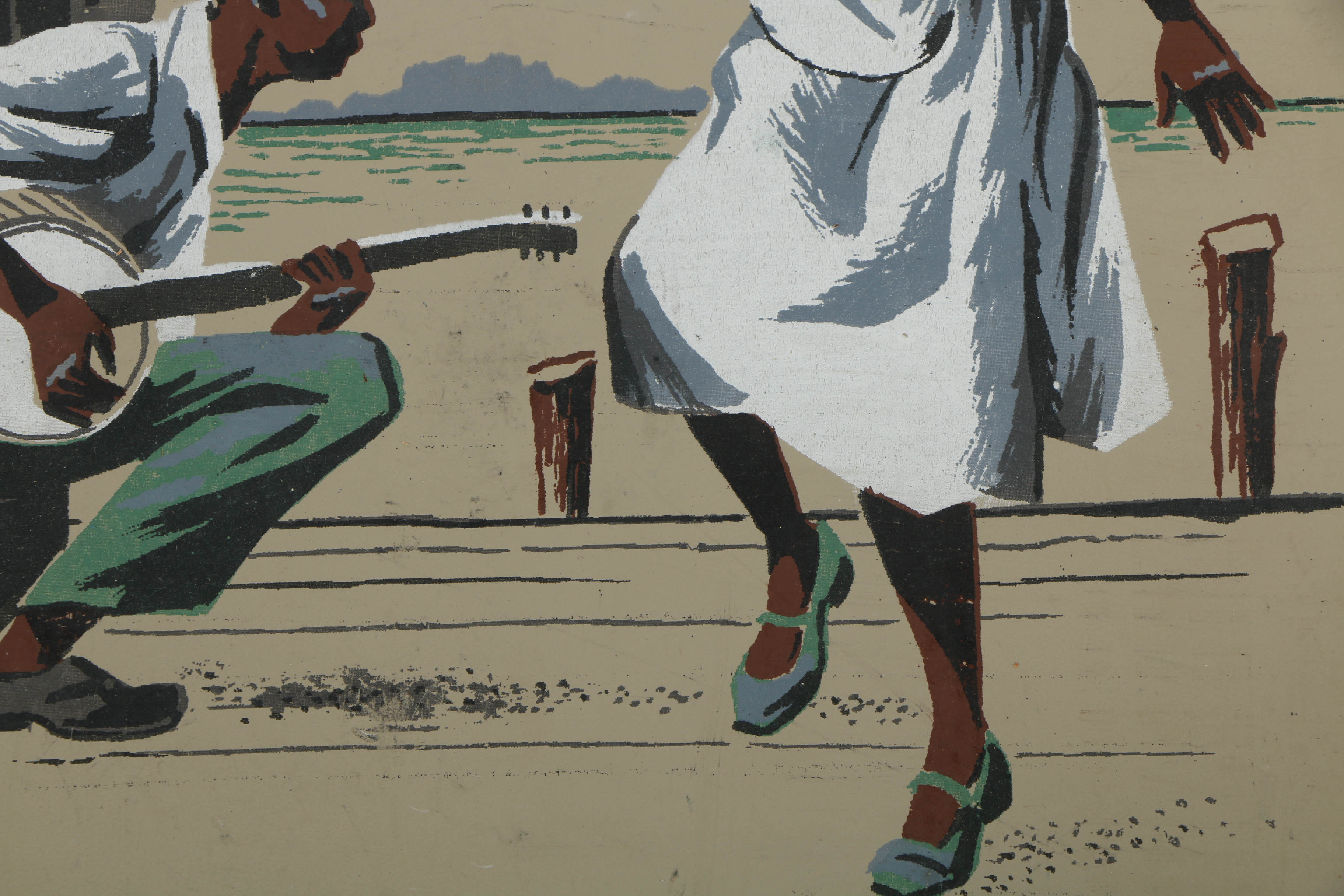 Collection of Mark Coomer Serigraphs on Boards of Street Scenes