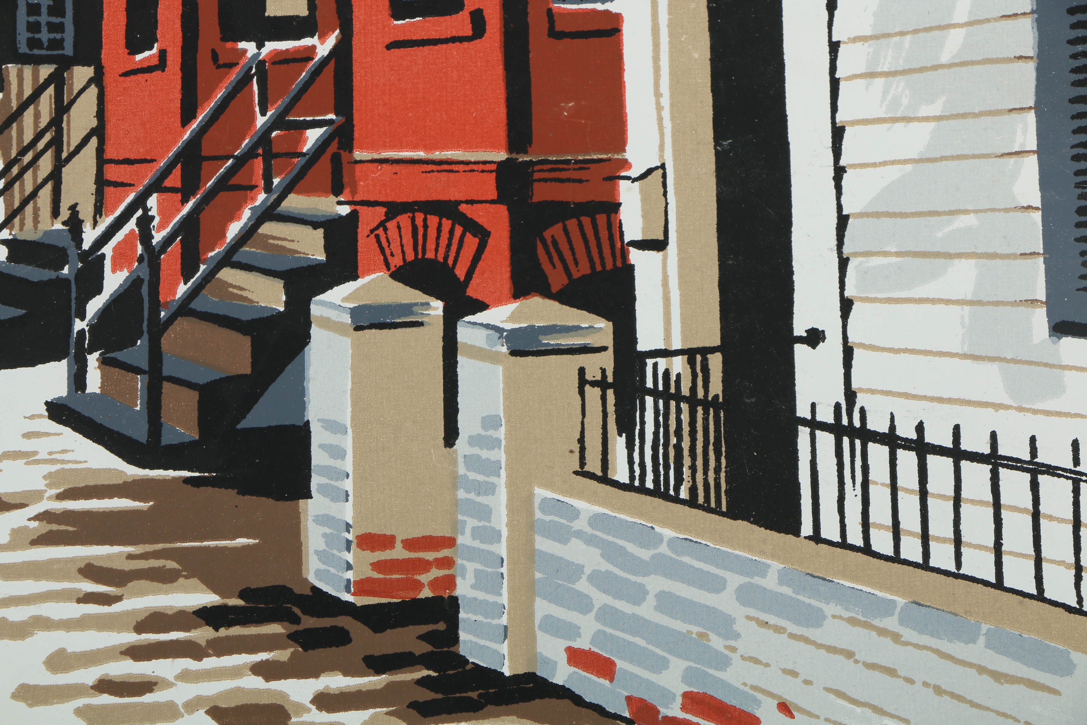 Collection of Mark Coomer Serigraphs on Boards of Street Scenes