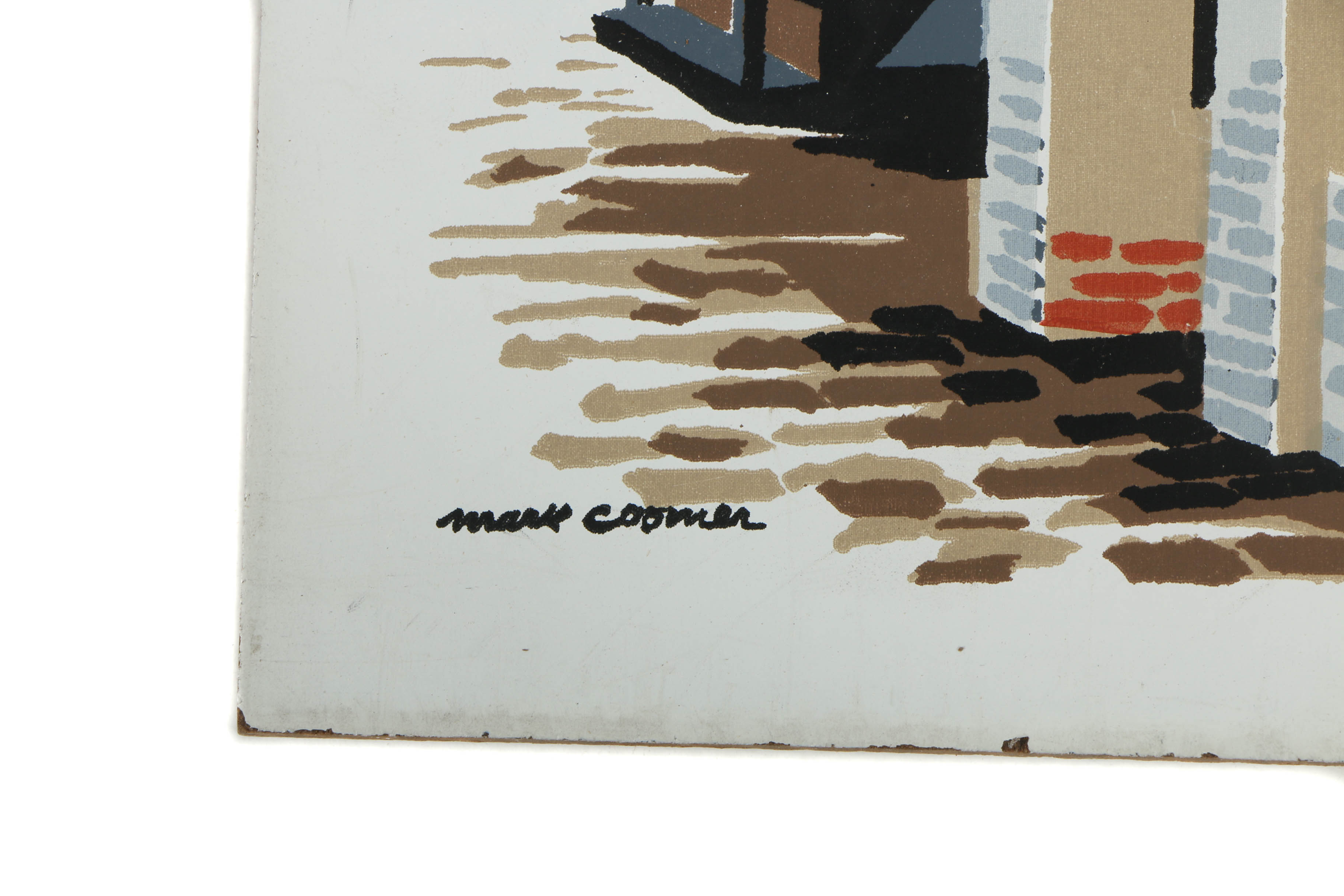 Collection of Mark Coomer Serigraphs on Boards of Street Scenes