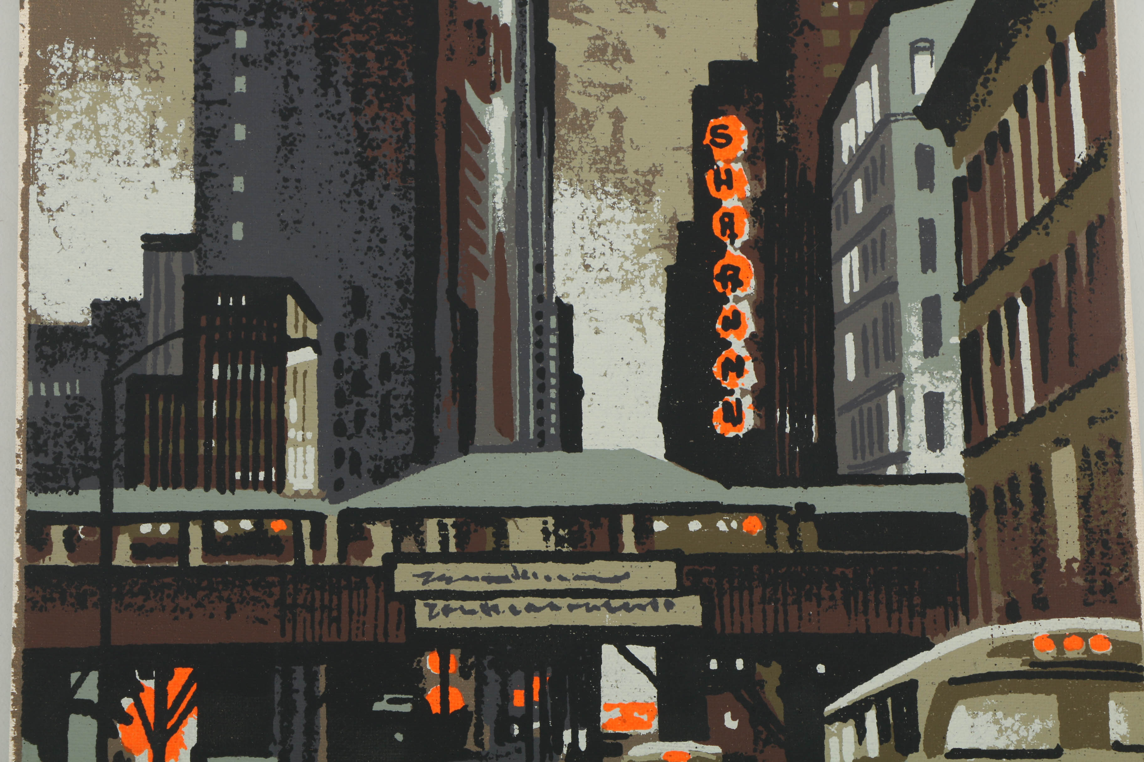 Collection of Mark Coomer Serigraphs on Boards of Street Scenes