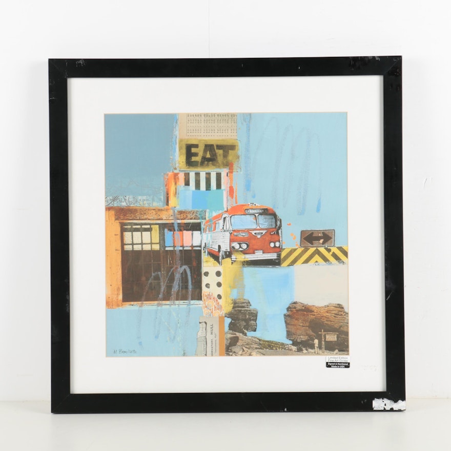 Maureen Brouillette Limited Edition Giclee "Bus to Amarillo II"