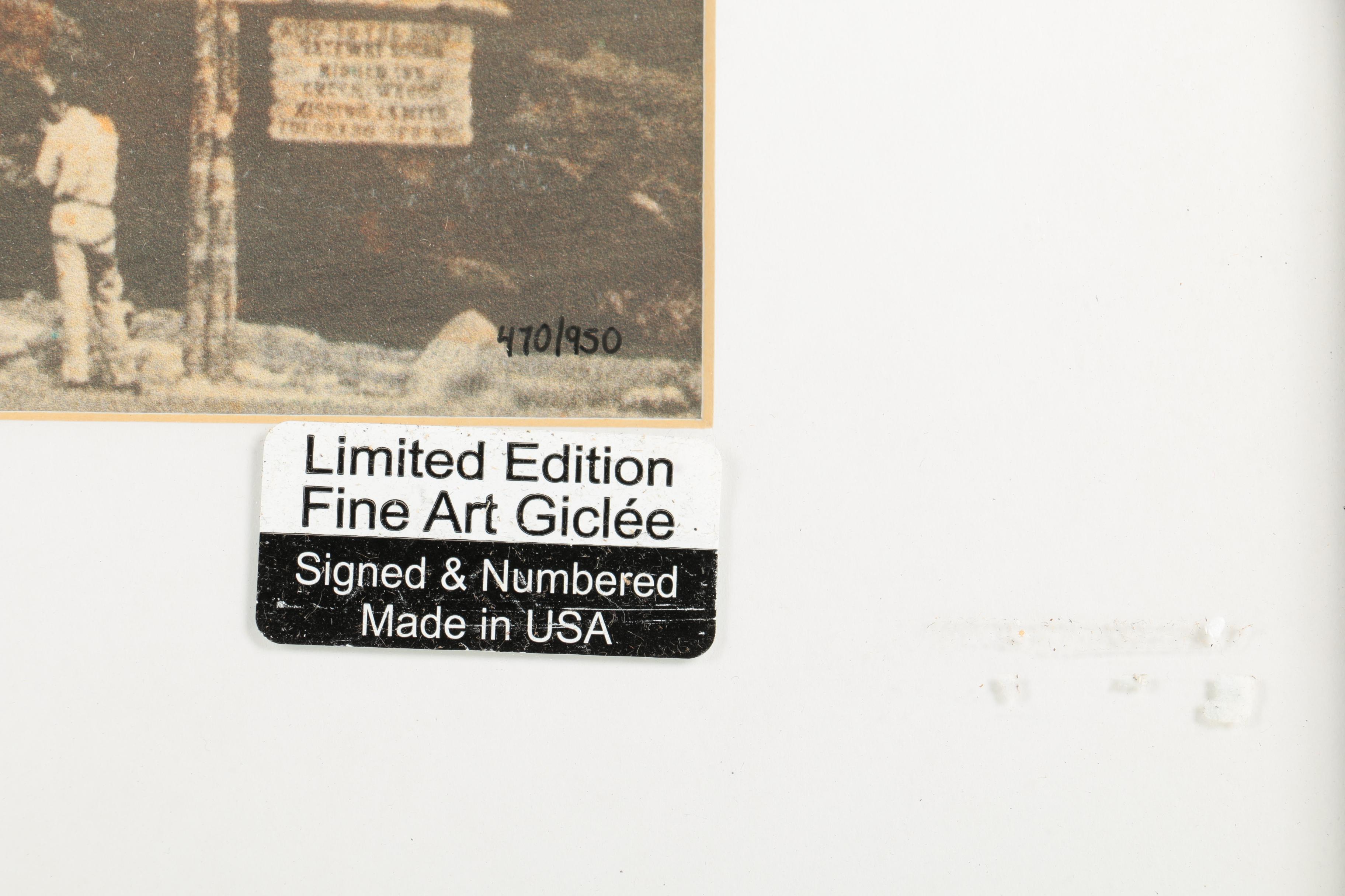 Maureen Brouillette Limited Edition Giclee "Bus to Amarillo II"