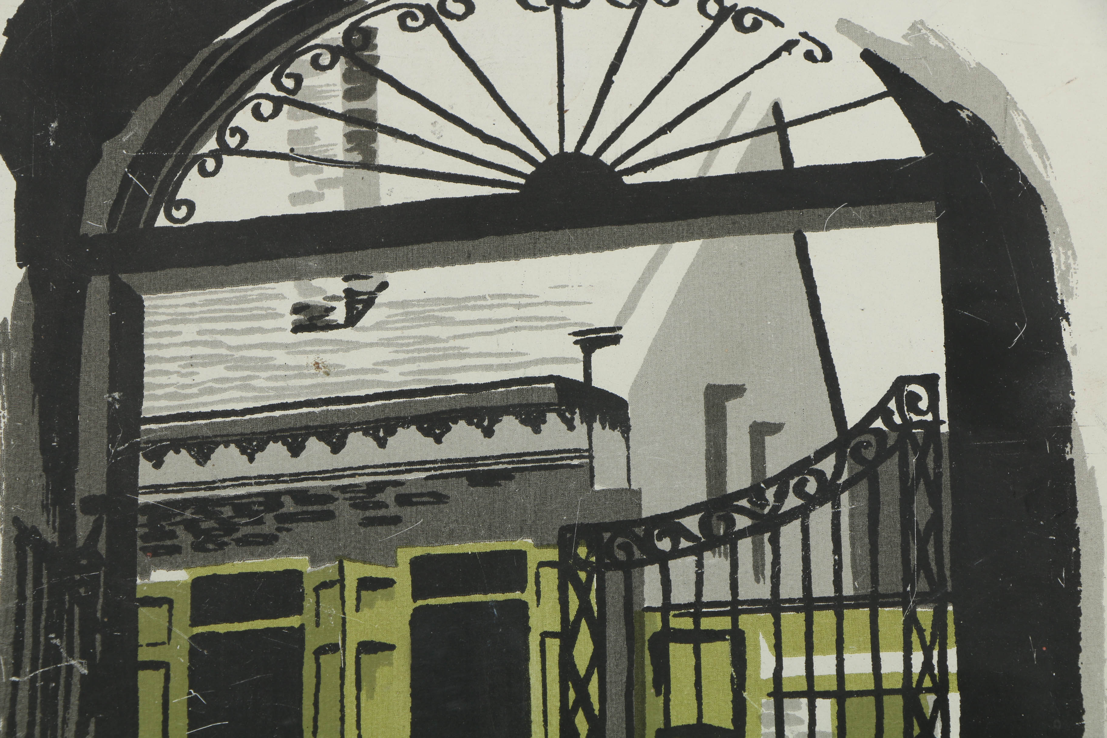 Collection of Mark Coomer Serigraphs on Boards of Street Scenes