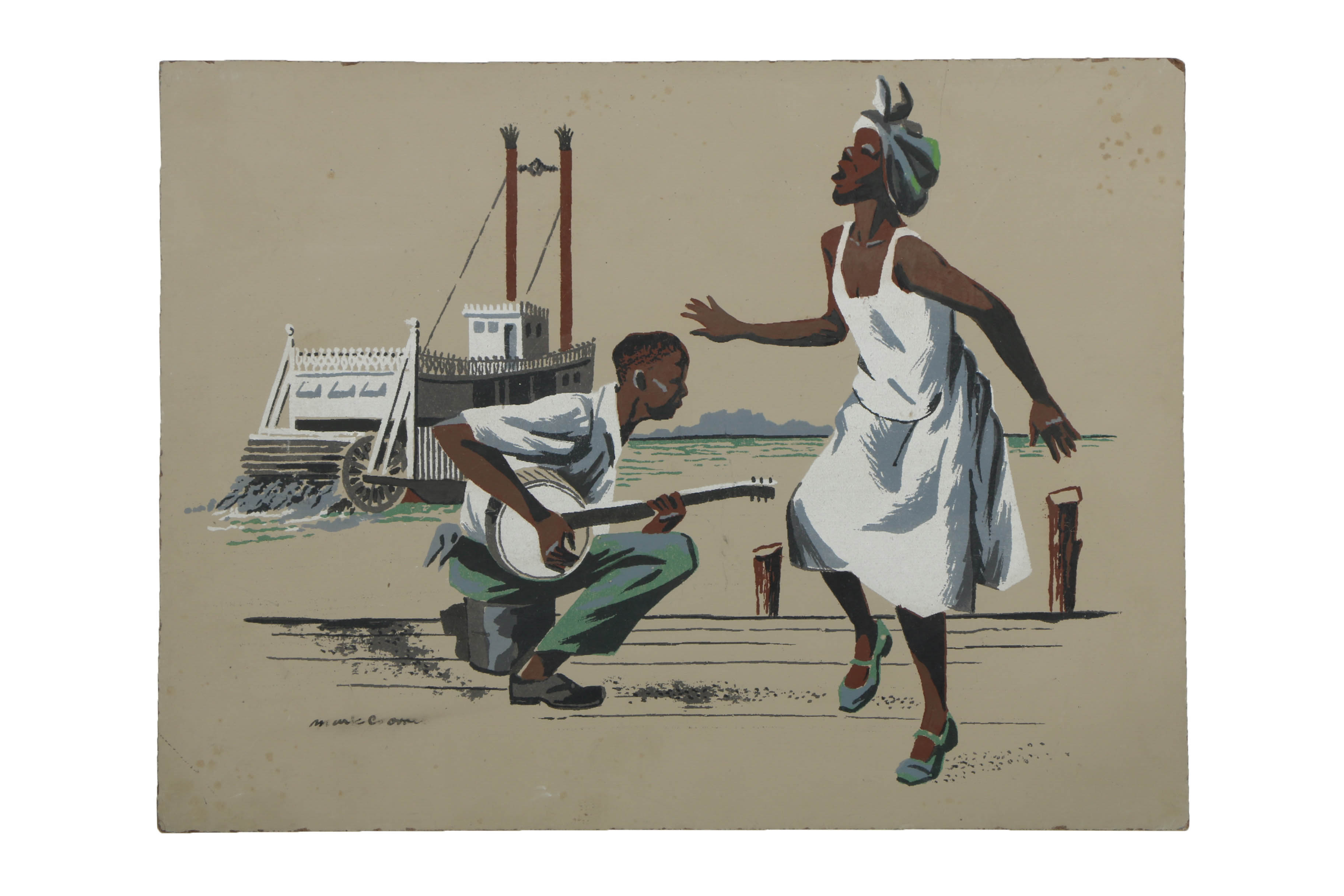 Collection of Mark Coomer Serigraphs on Boards of Various Street Scenes