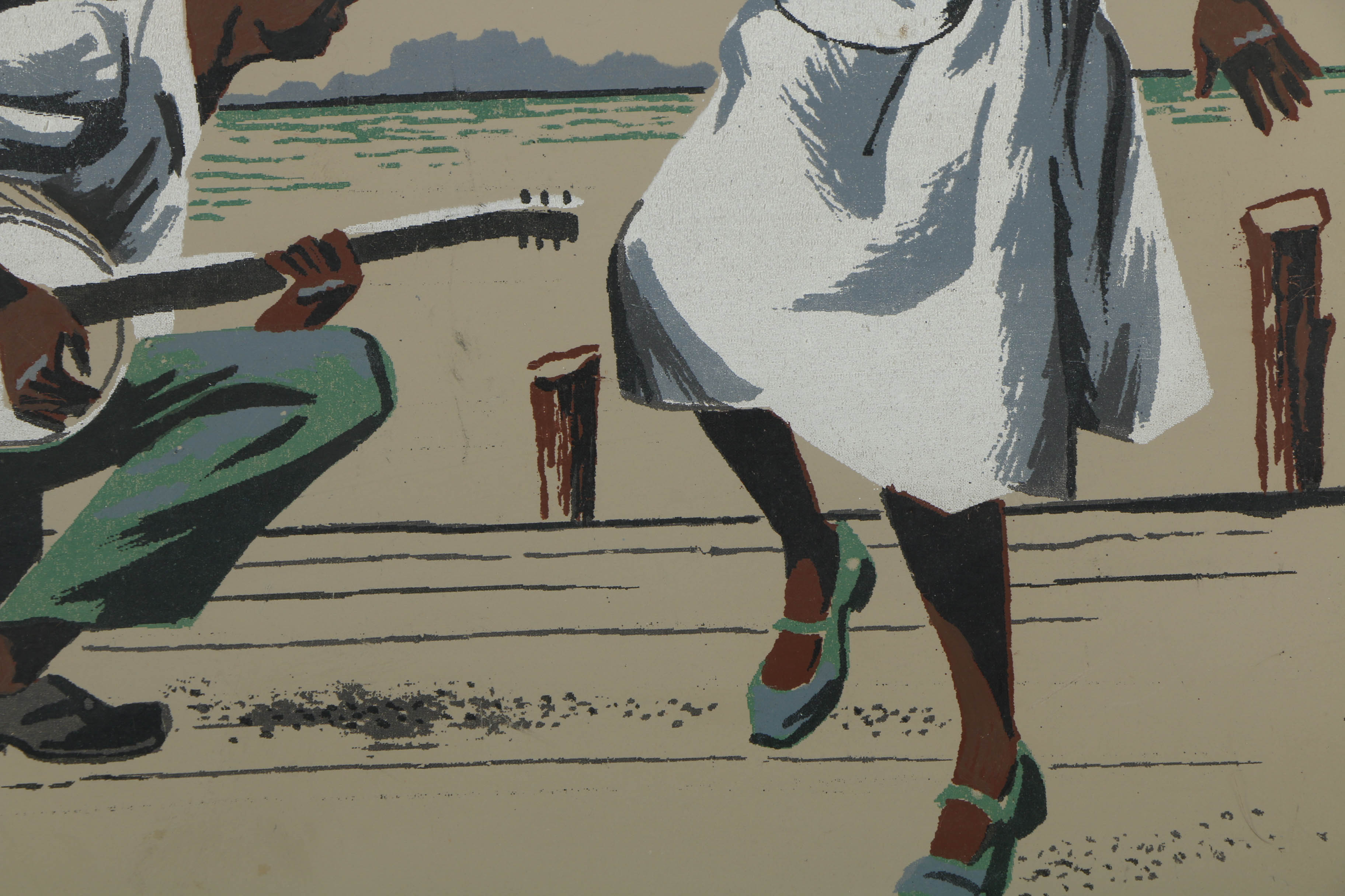 Collection of Mark Coomer Serigraphs on Boards of Various Street Scenes