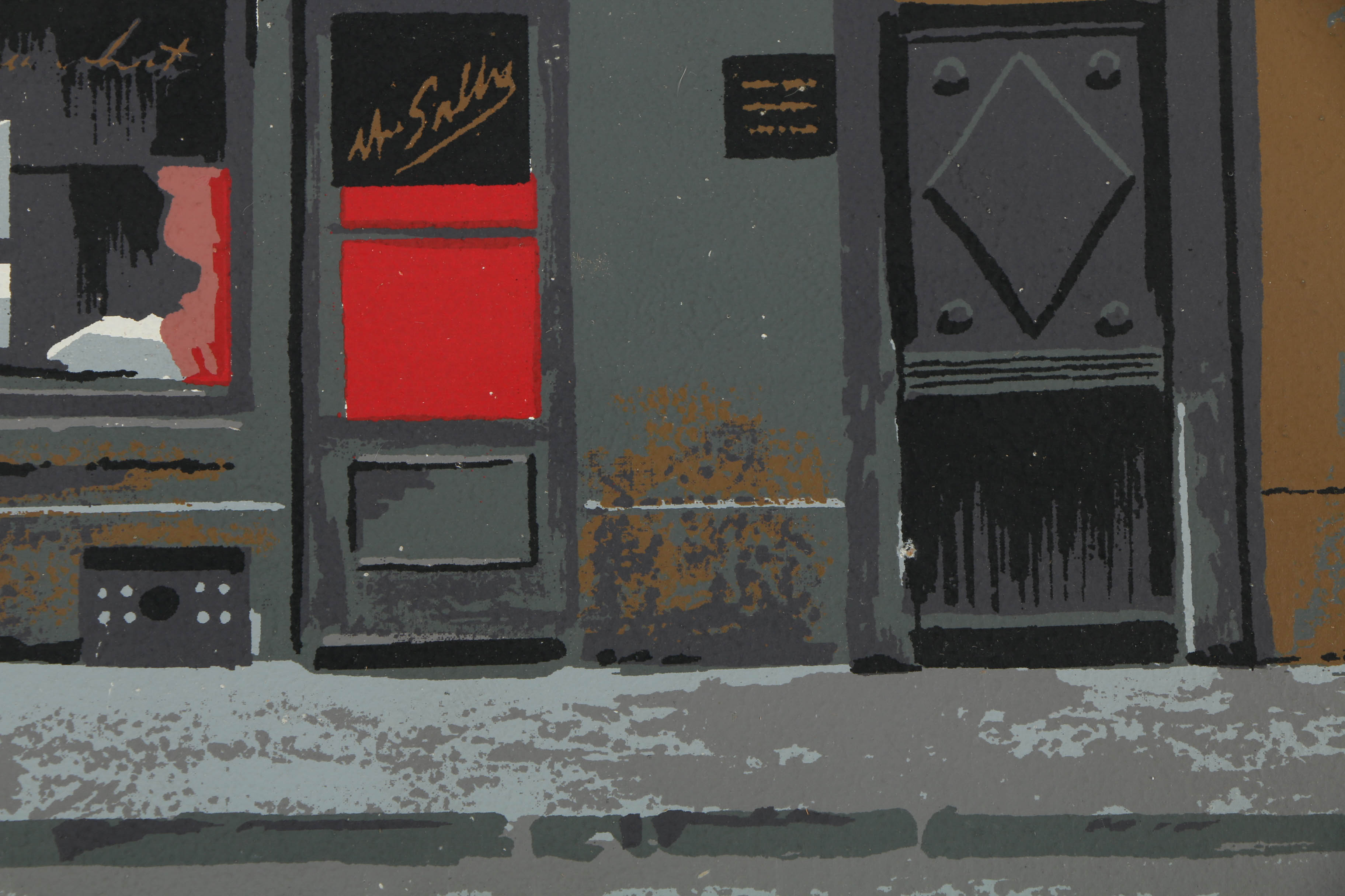 Collection of Mark Coomer Serigraphs on Boards of Various Street Scenes