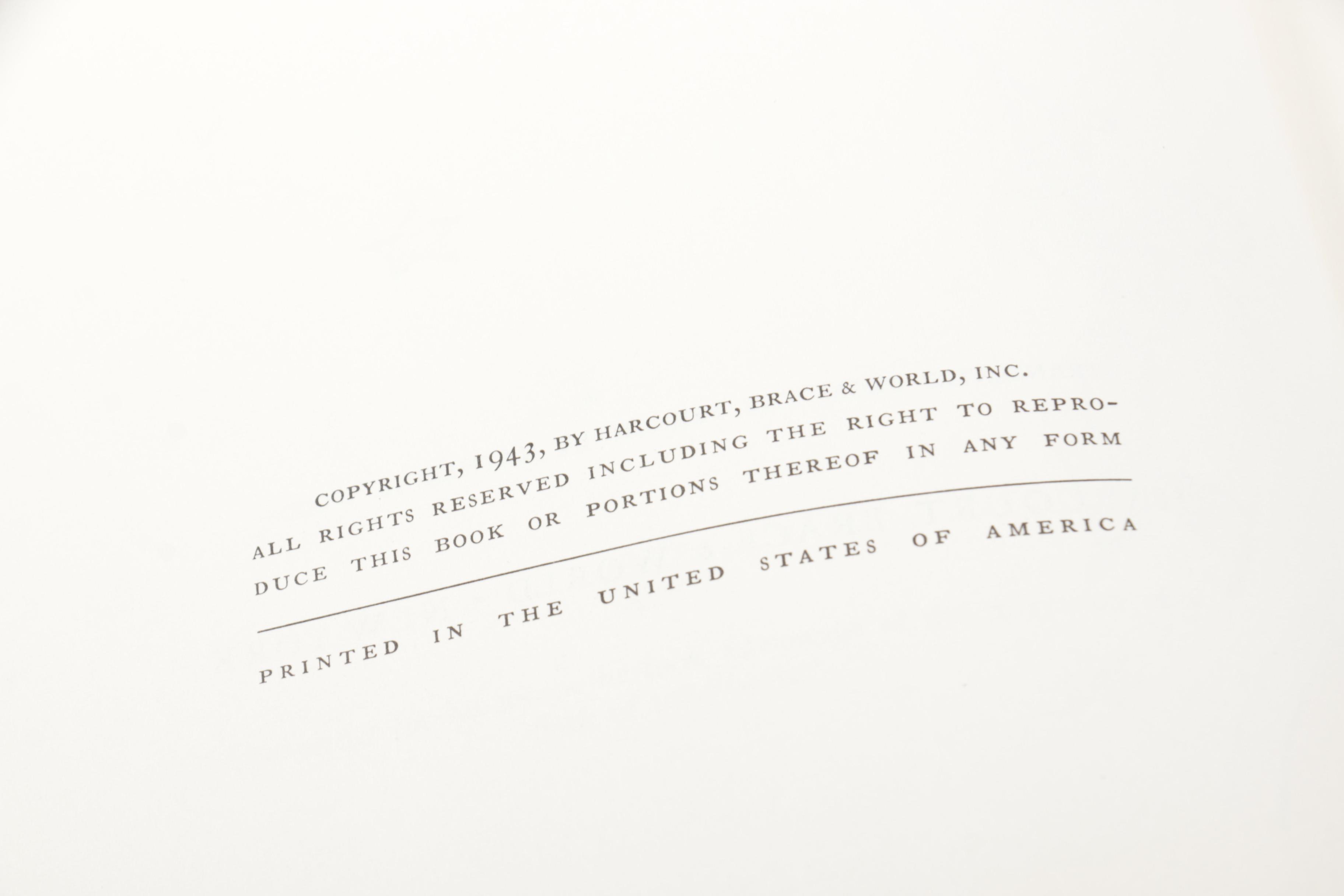 1943 "The Little Prince" by Antoine de Saint-Exupery