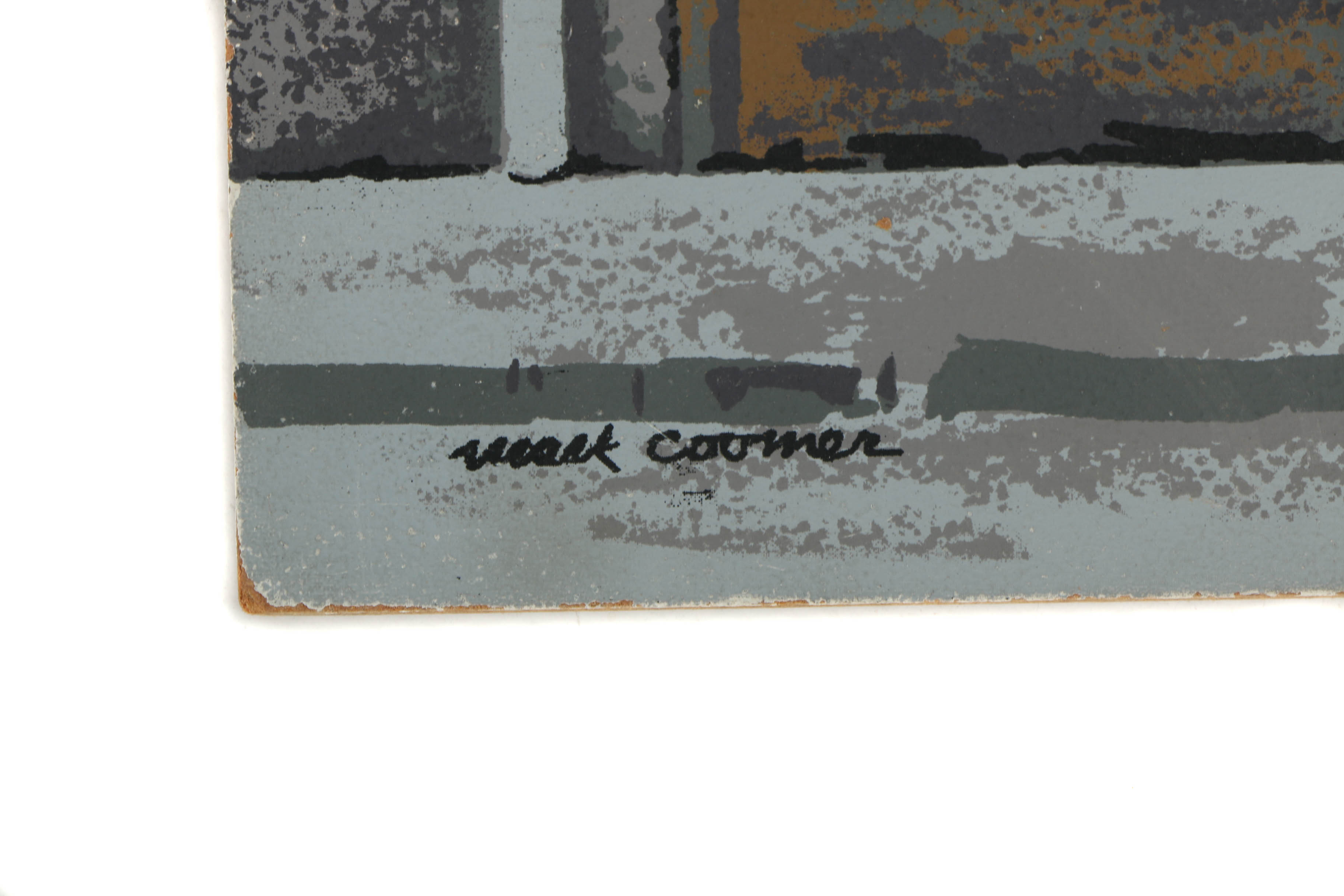 Collection of Mark Coomer Serigraphs on Boards of Various Street Scenes