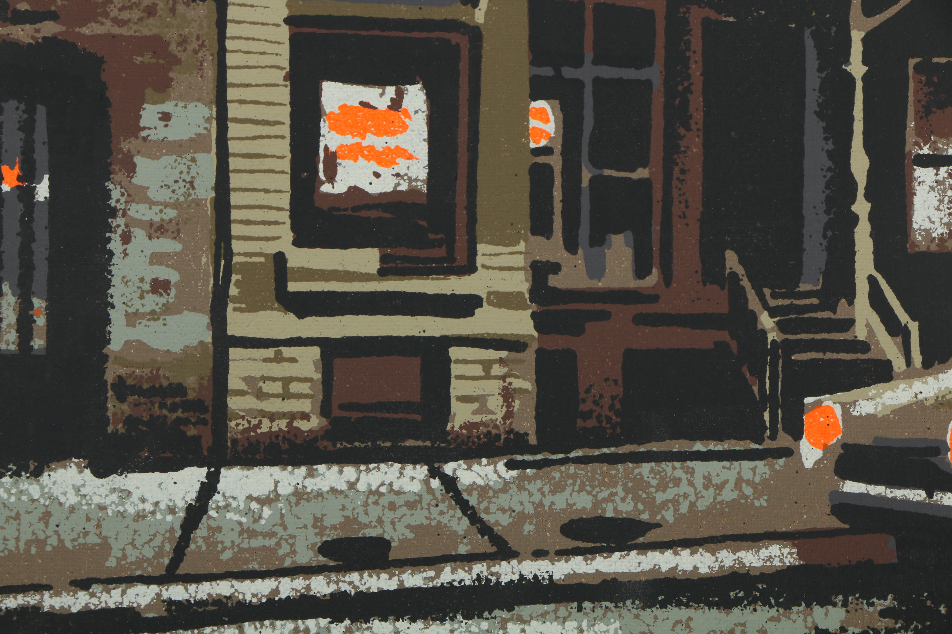 Collection of Mark Coomer Serigraphs on Boards of Various Street Scenes