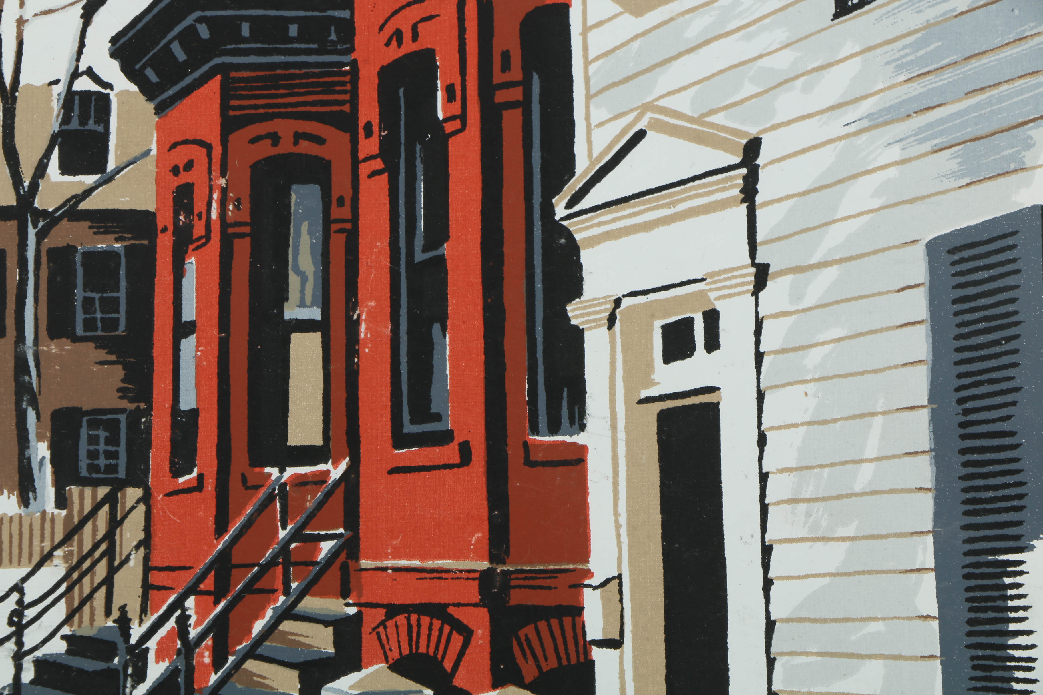 Collection of Mark Coomer Serigraphs on Boards of Various Street Scenes