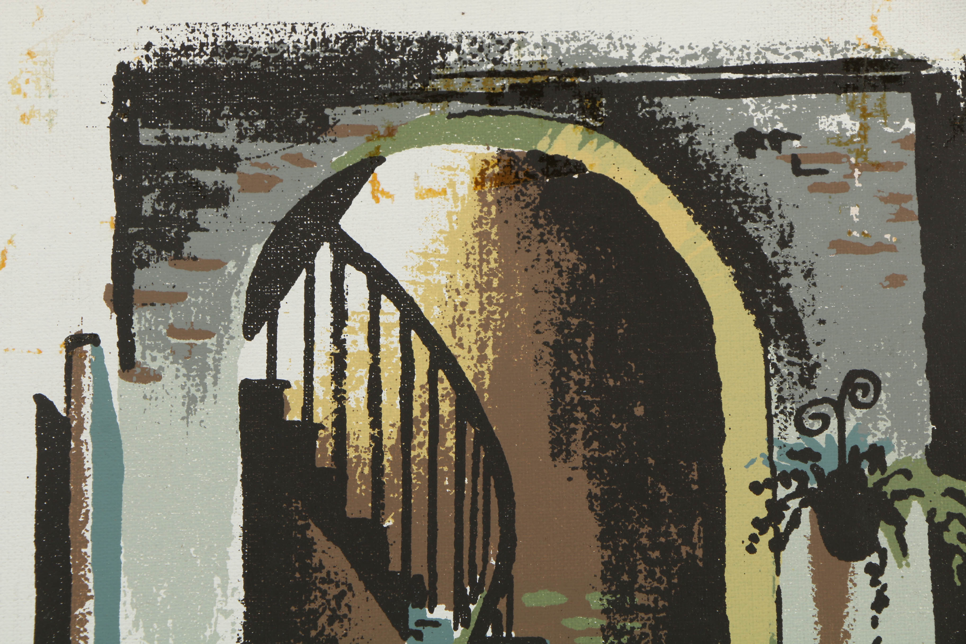 Collection of Mark Coomer Serigraphs on Boards of Various Street Scenes