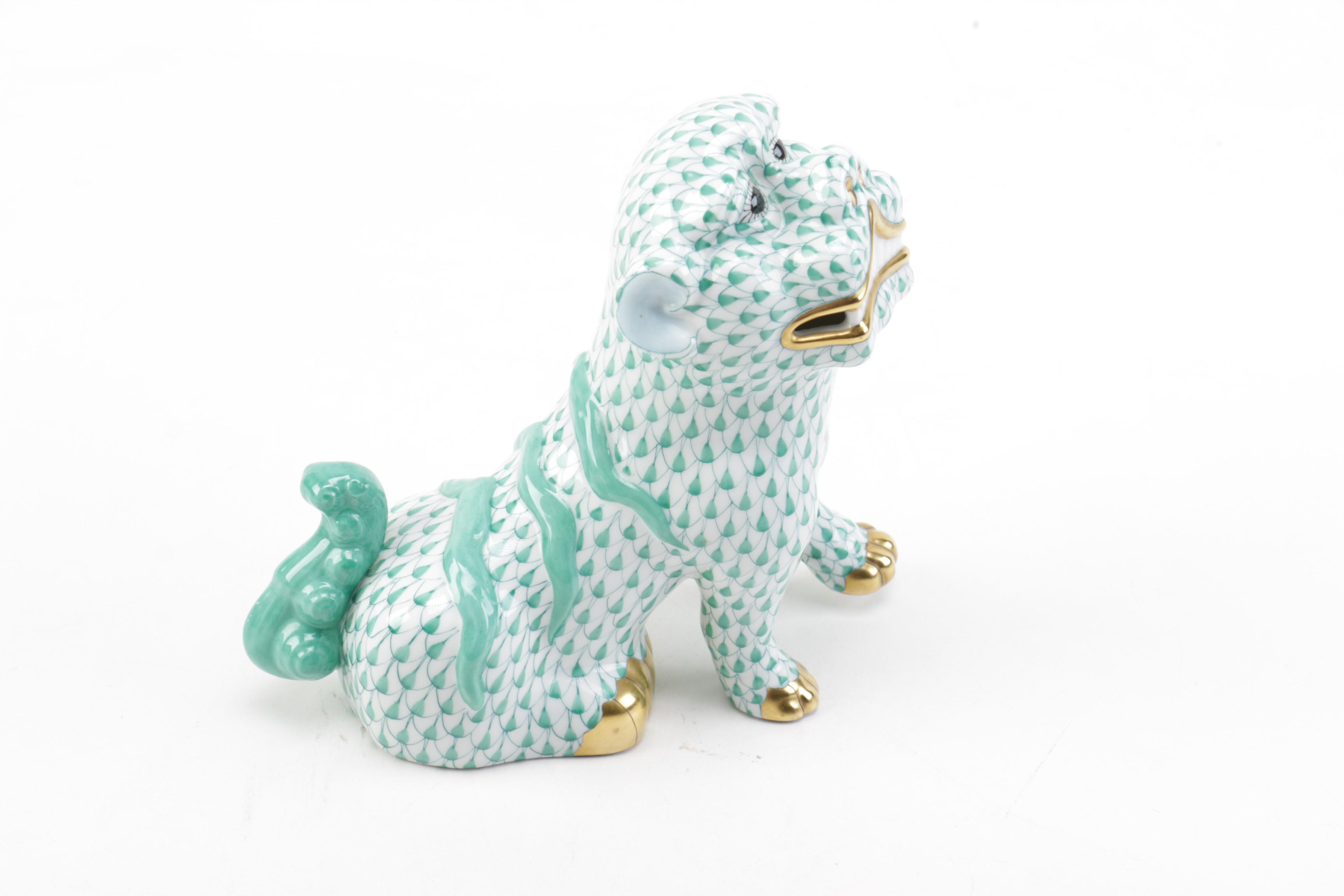 Herend Hungary "Foo Dog" Figurine