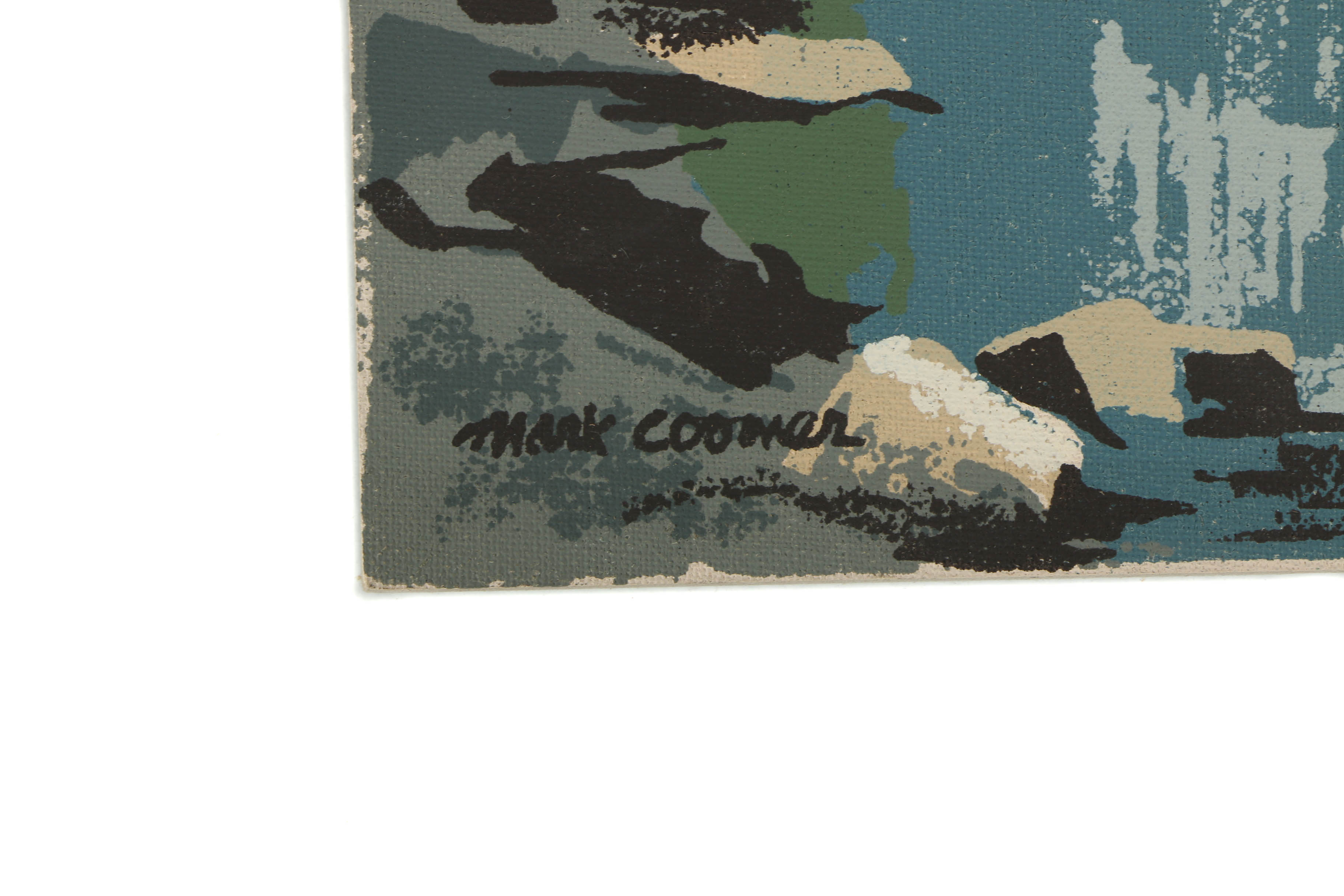 Collection of Mark Coomer Serigraphs on Boards of Architectural Landscapes