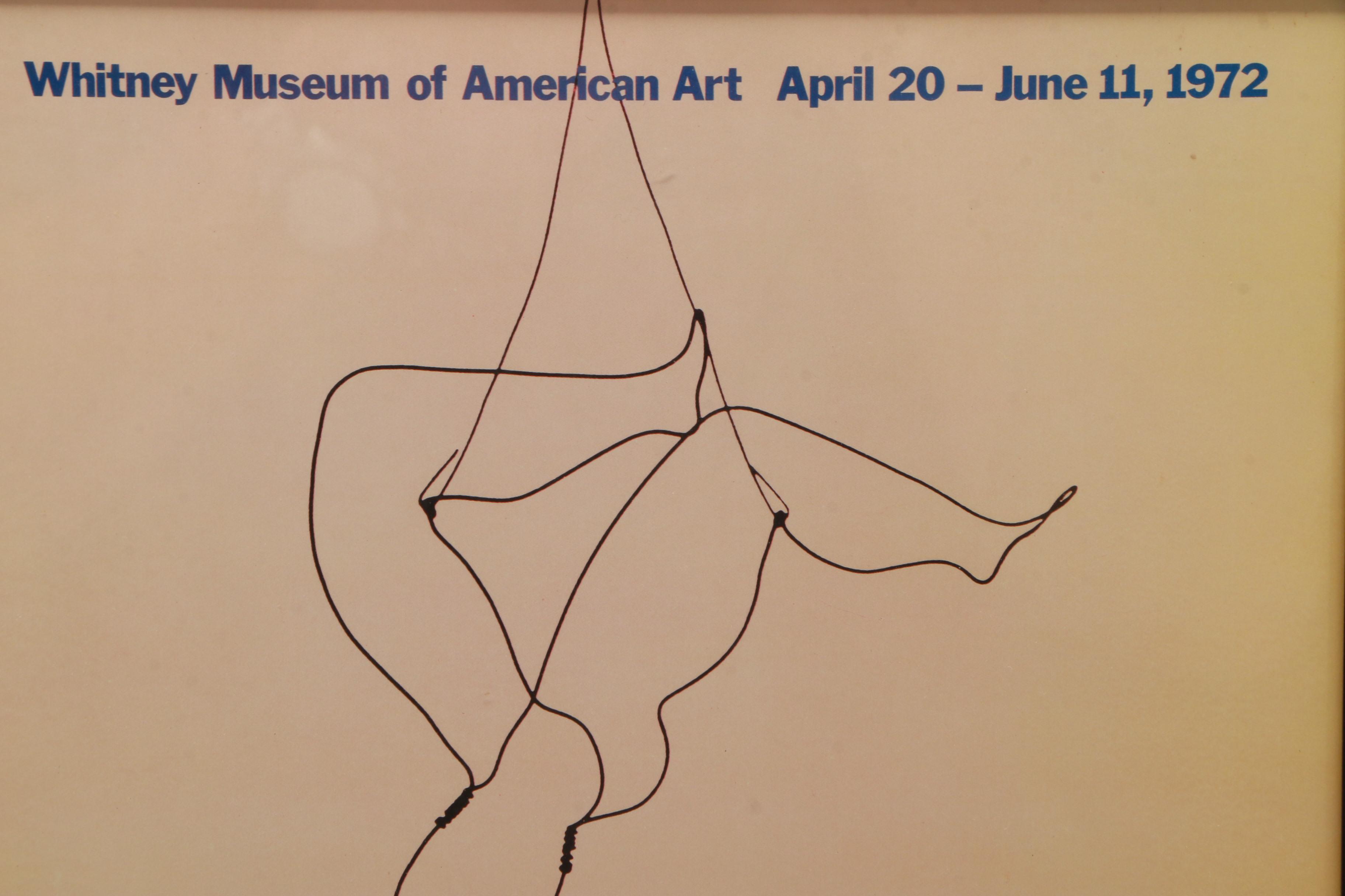 Whitney Museum of American Art Exhibition Poster "Calder's Circus"