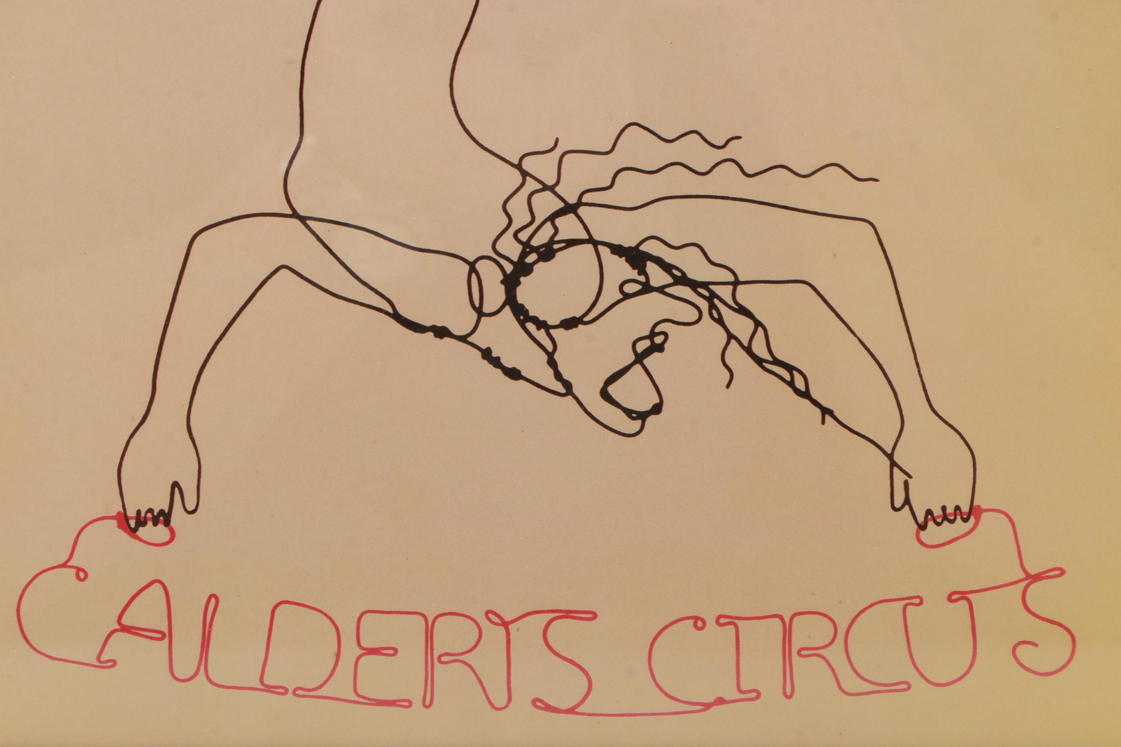 Whitney Museum of American Art Exhibition Poster "Calder's Circus"