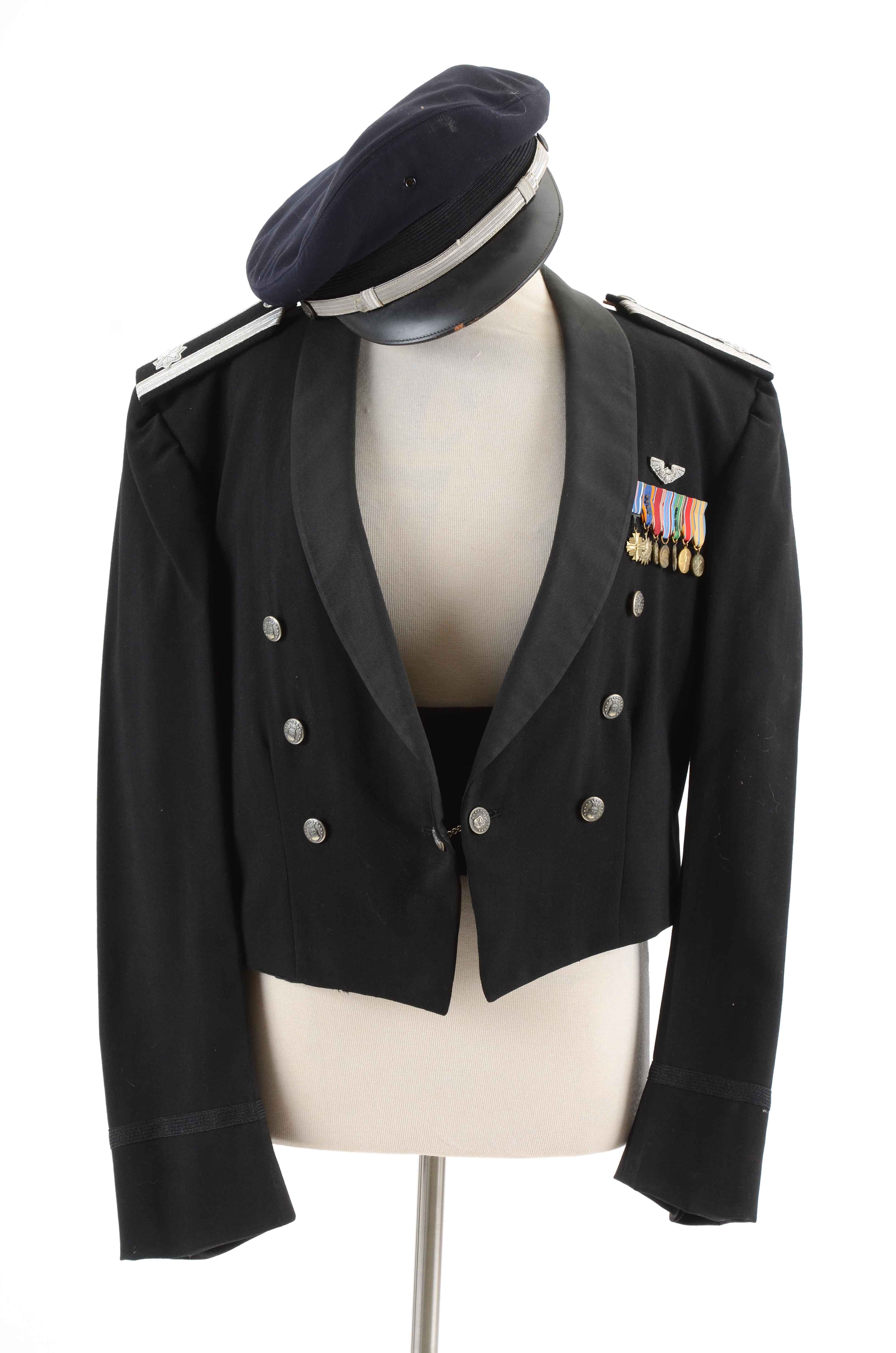 Vintage USAF Blue and White Dress Uniforms