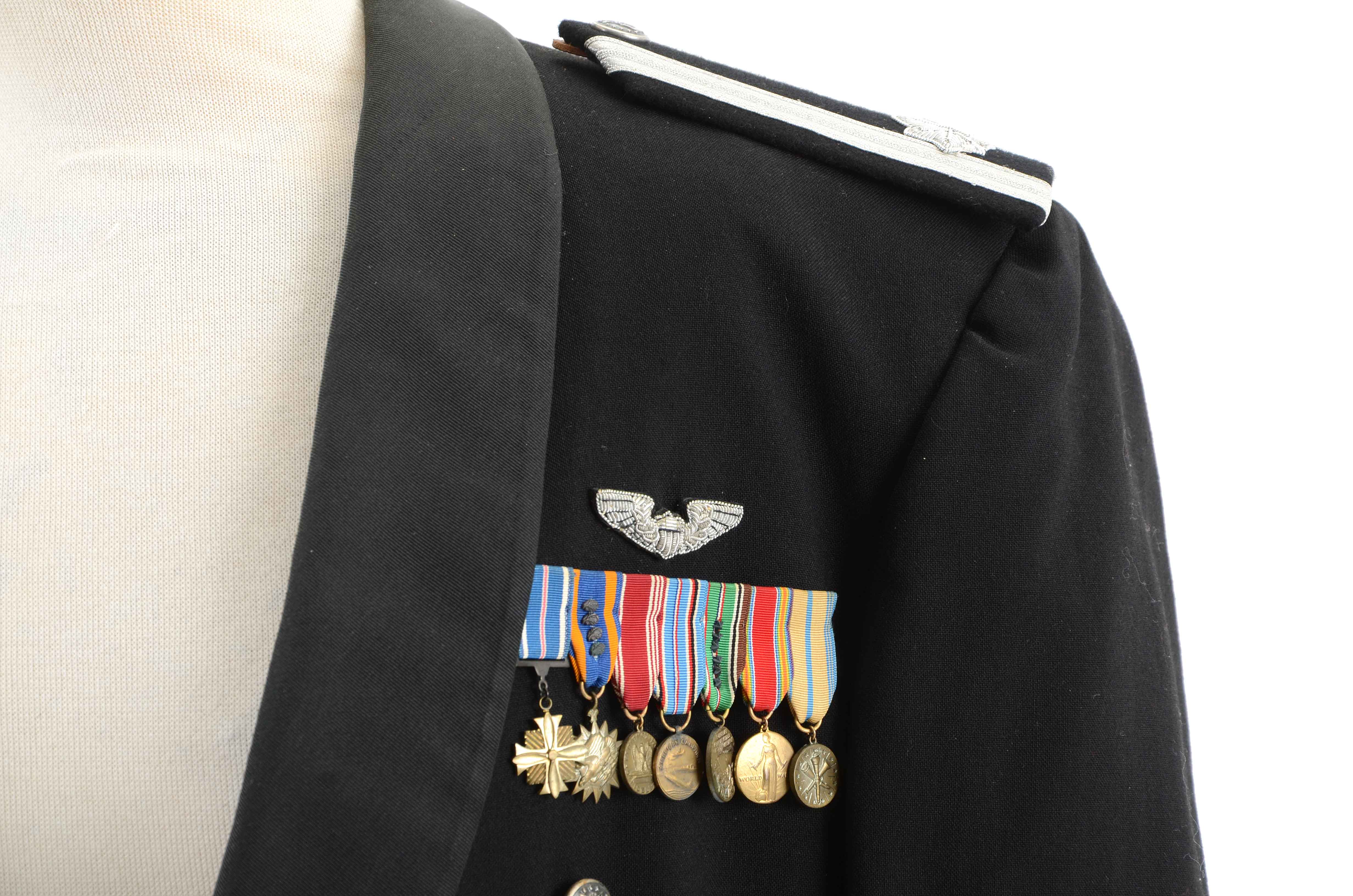 Vintage USAF Blue and White Dress Uniforms