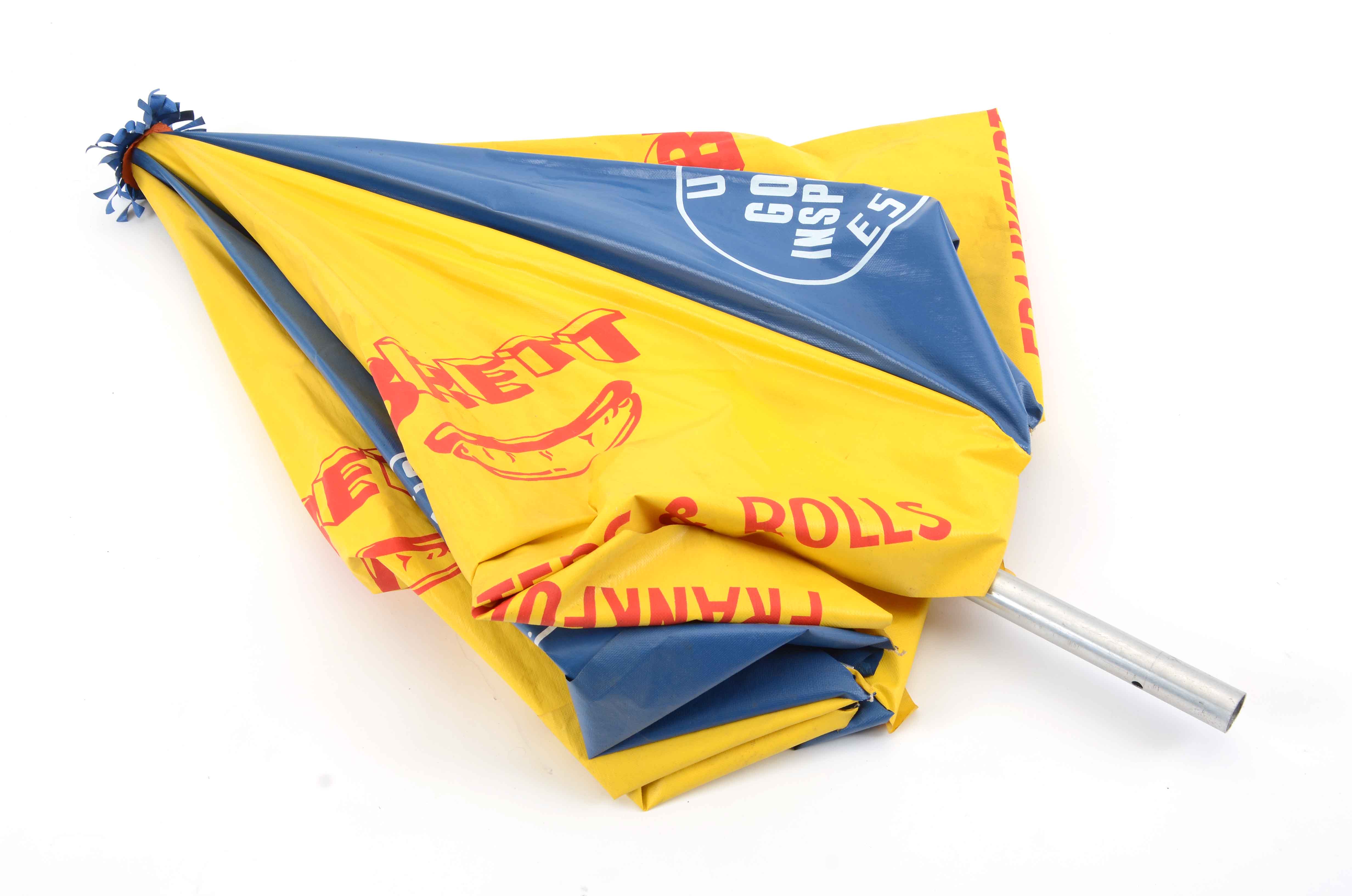 Sabrett Hot Dog Cart Umbrella