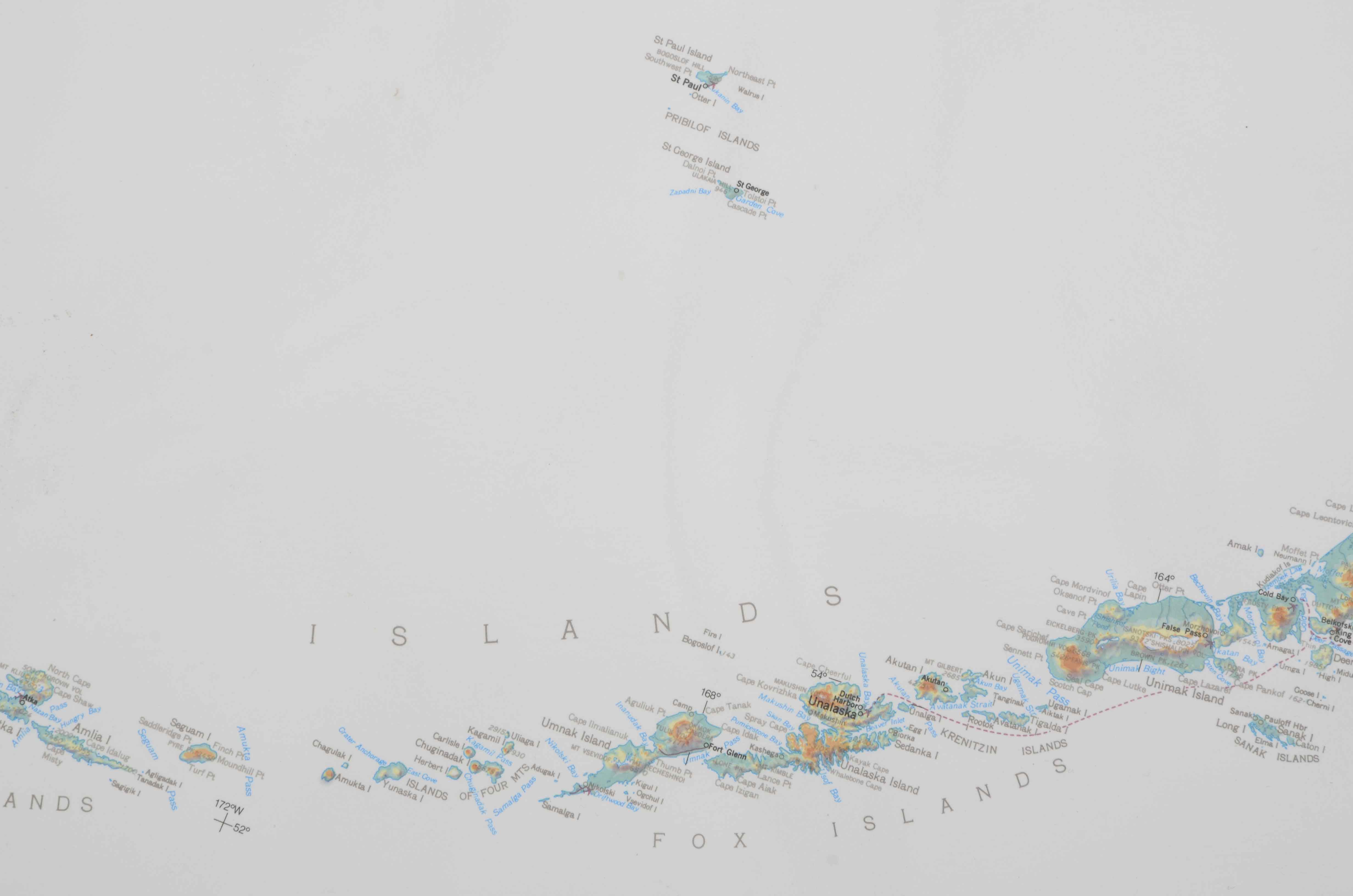 Laminated Wall Map of Alaska