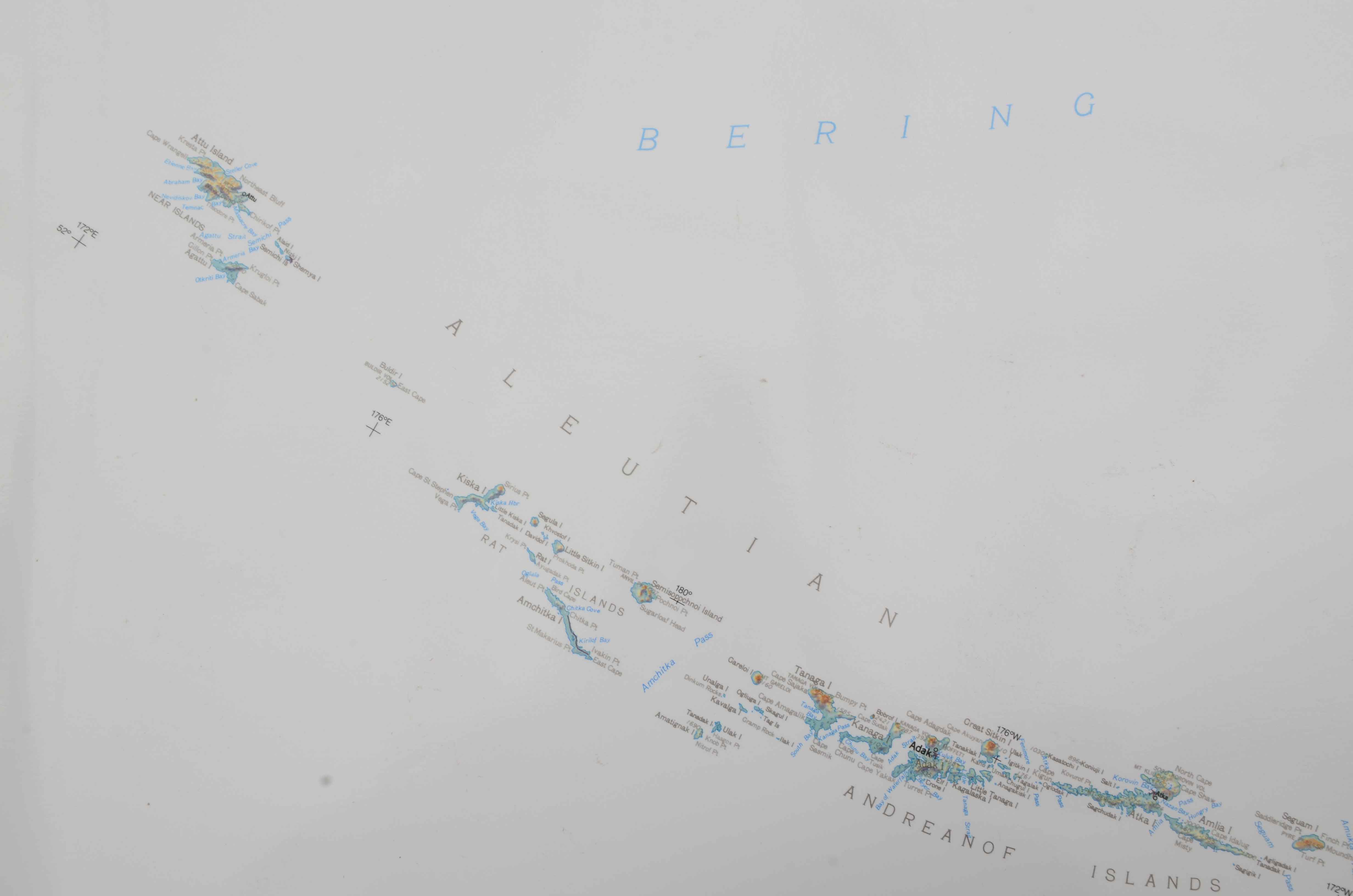 Laminated Wall Map of Alaska