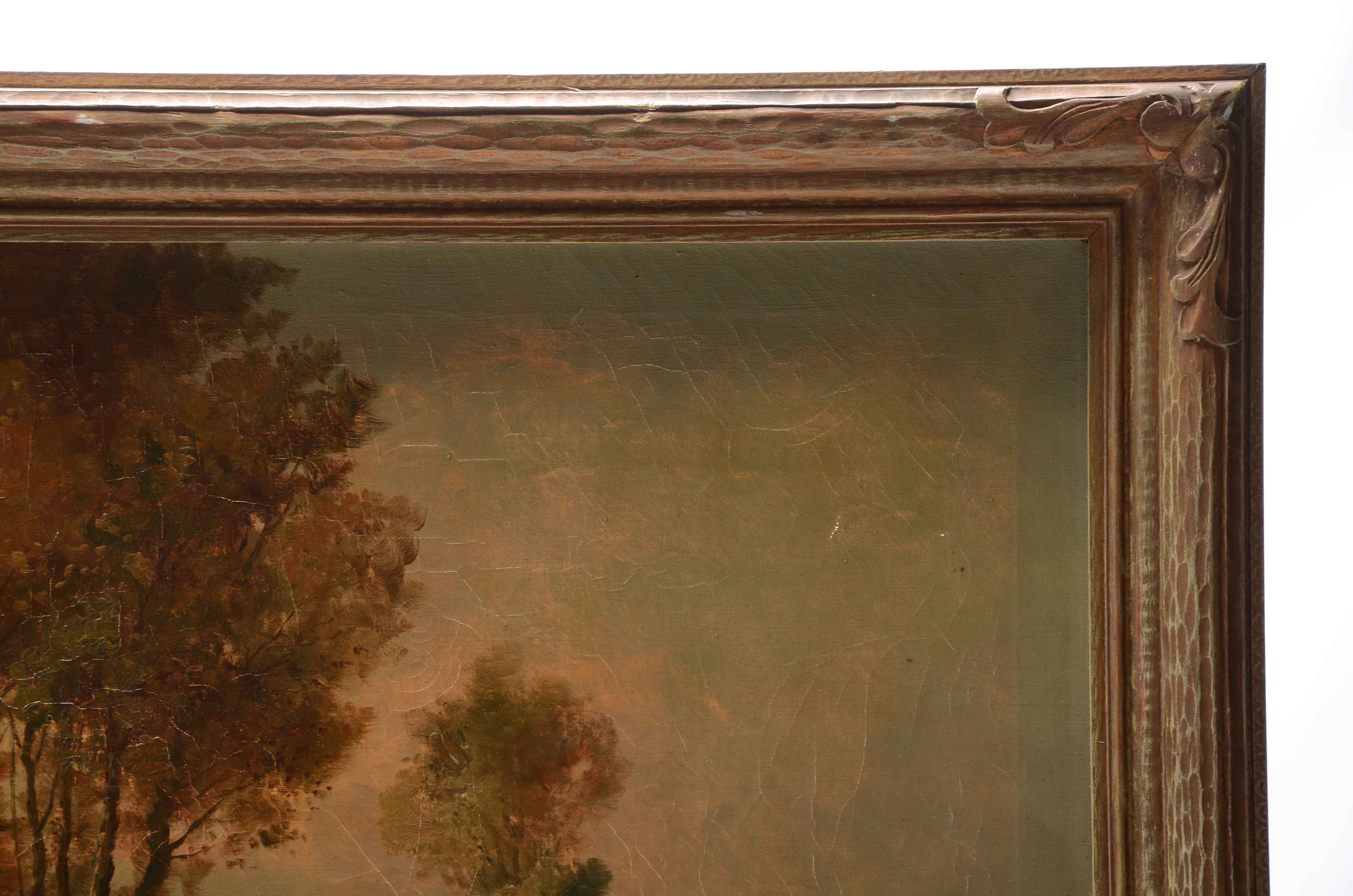 Gustav Pynaert Signed Original Oil Painting on Canvas