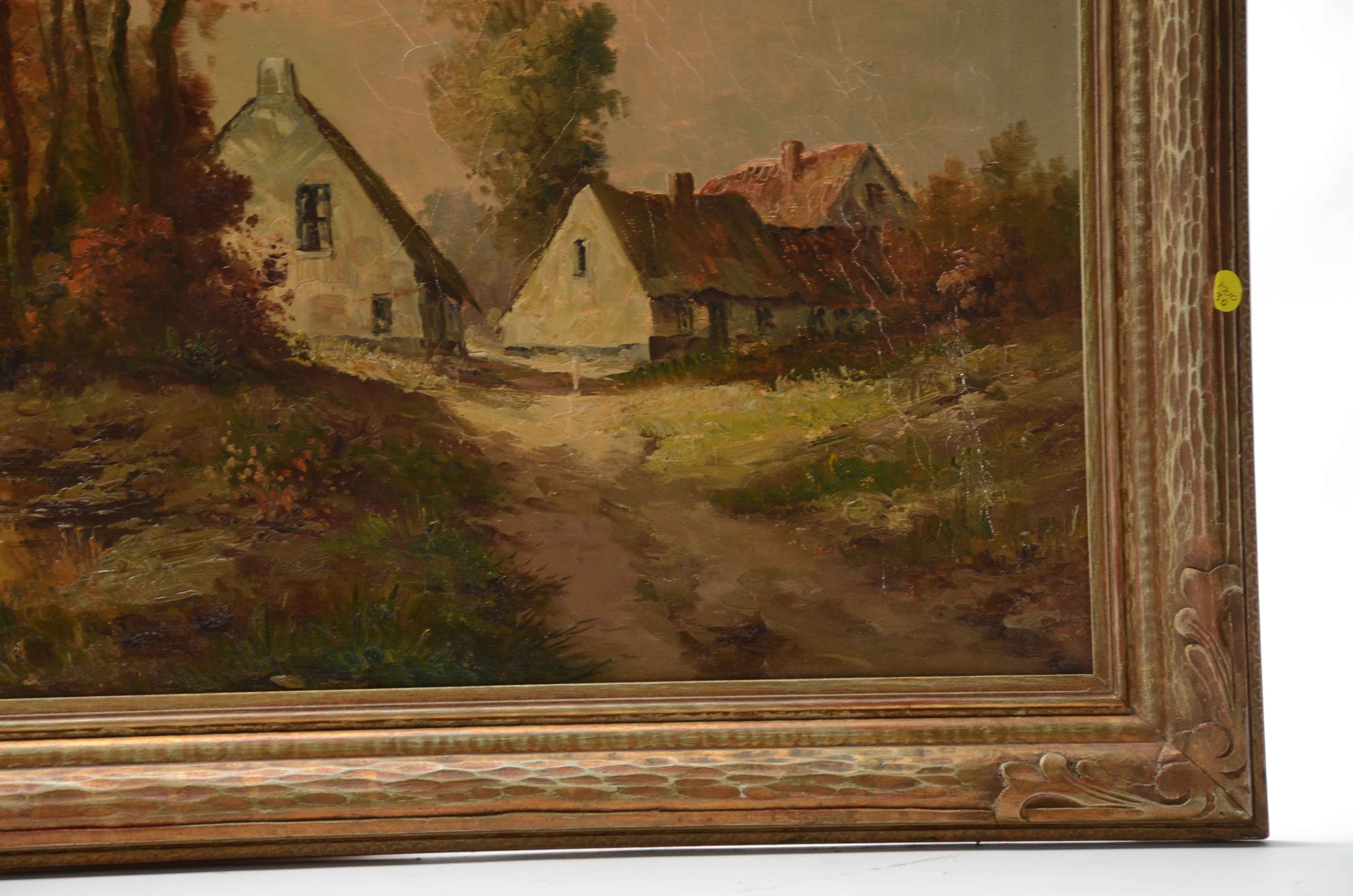 Gustav Pynaert Signed Original Oil Painting on Canvas