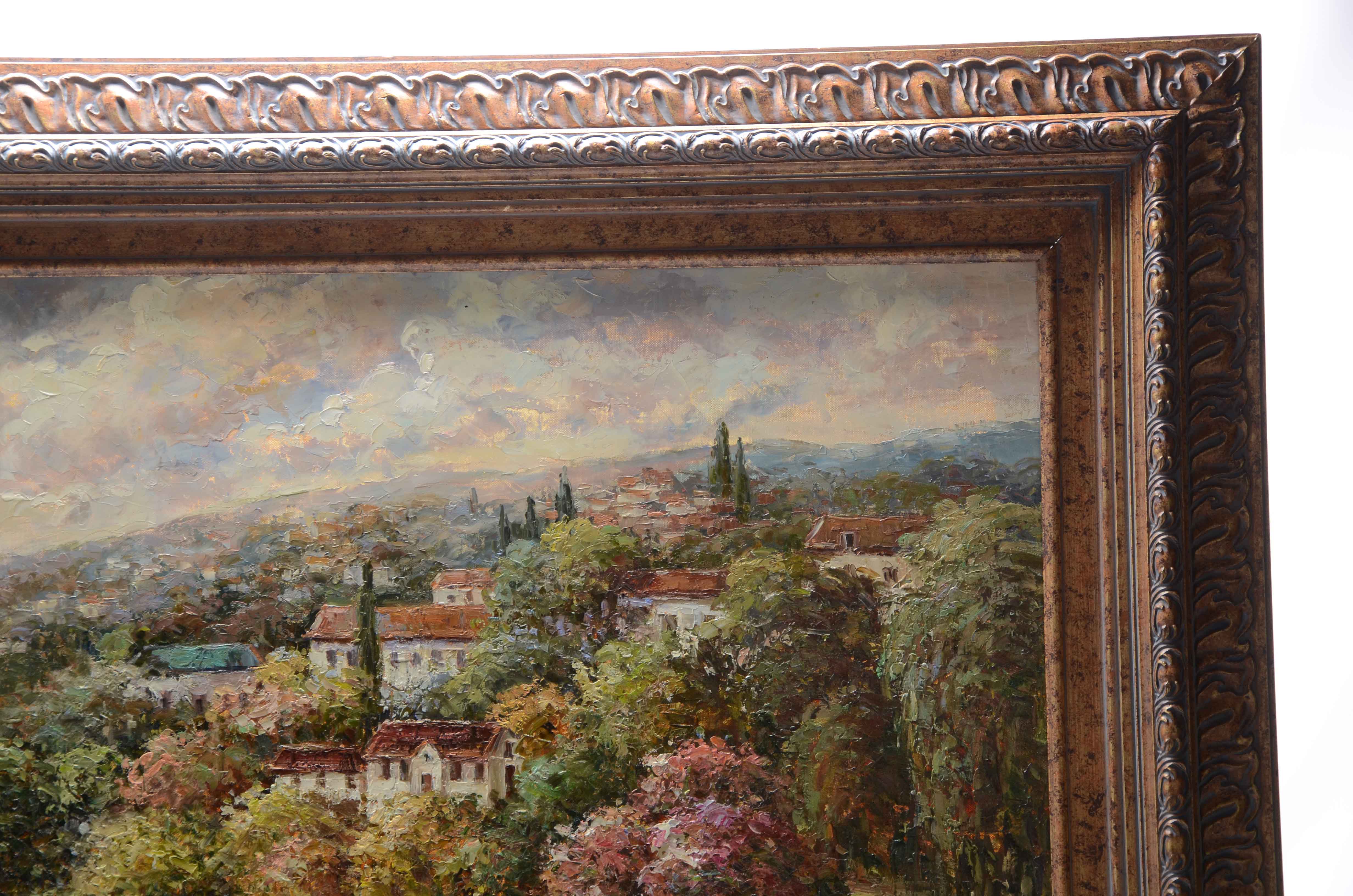 D. Marcello Oil on Canvas Landscape Painting