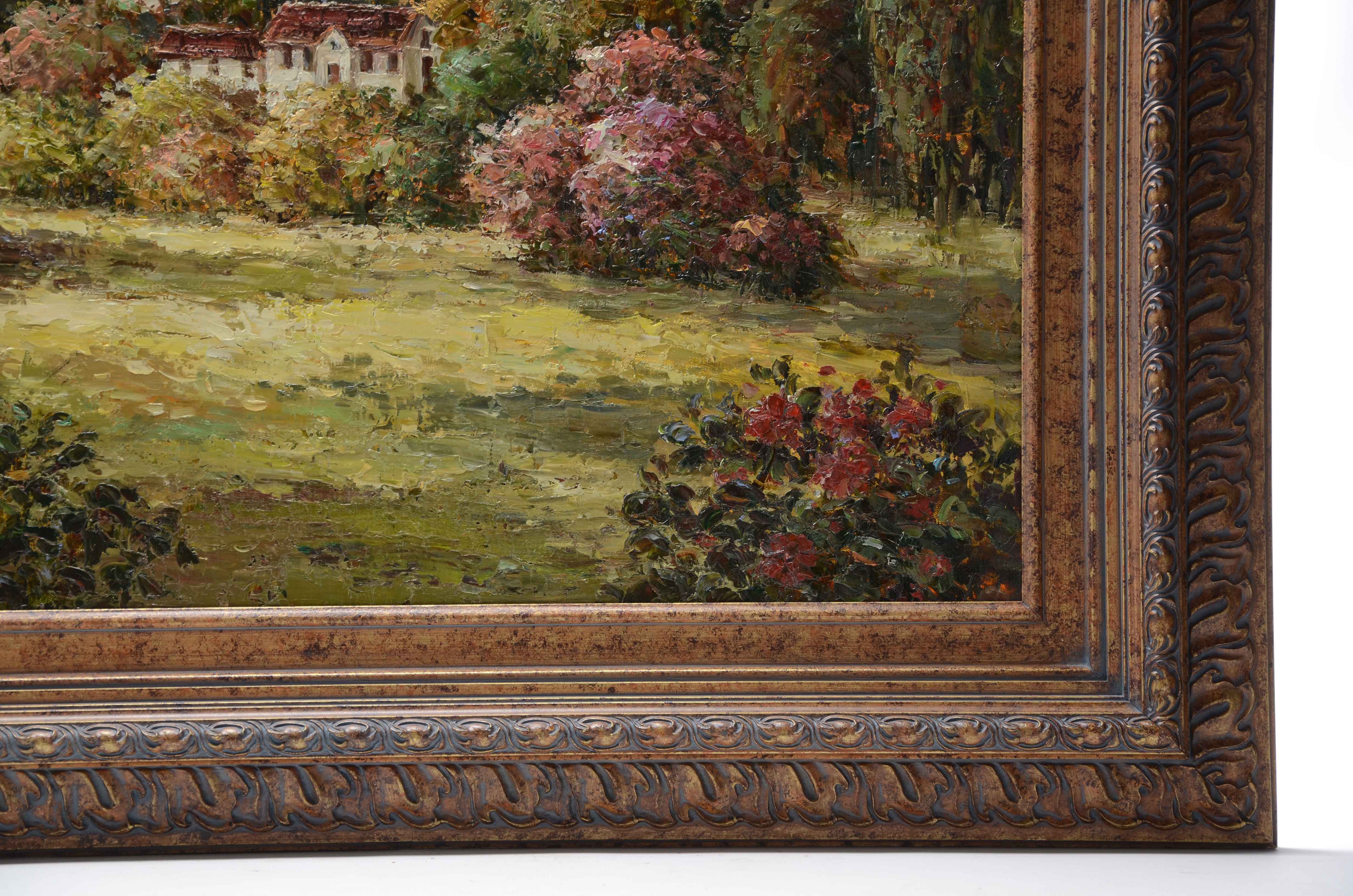 D. Marcello Oil on Canvas Landscape Painting