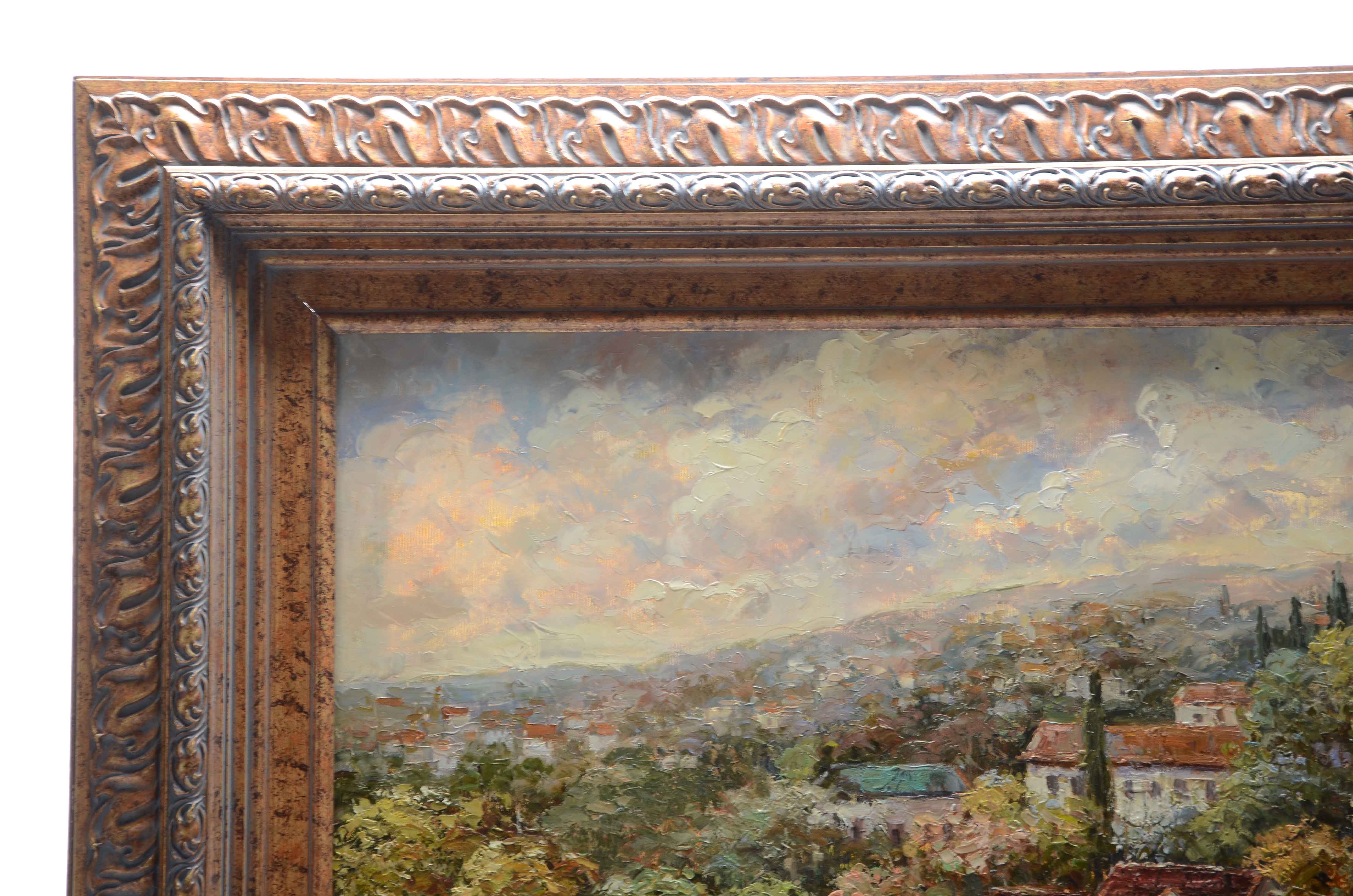 D. Marcello Oil on Canvas Landscape Painting