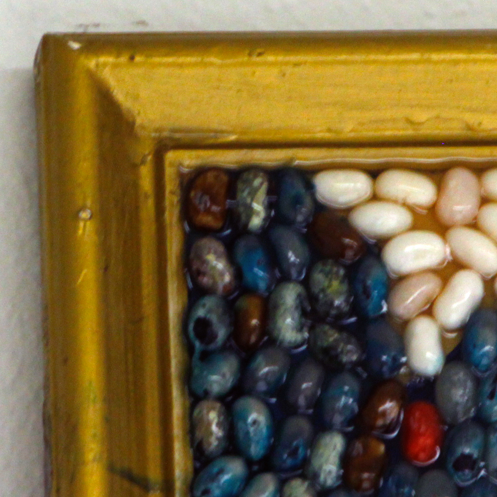 Peter Rocha Jelly Belly Mosaic Portrait of President Ronald Reagan