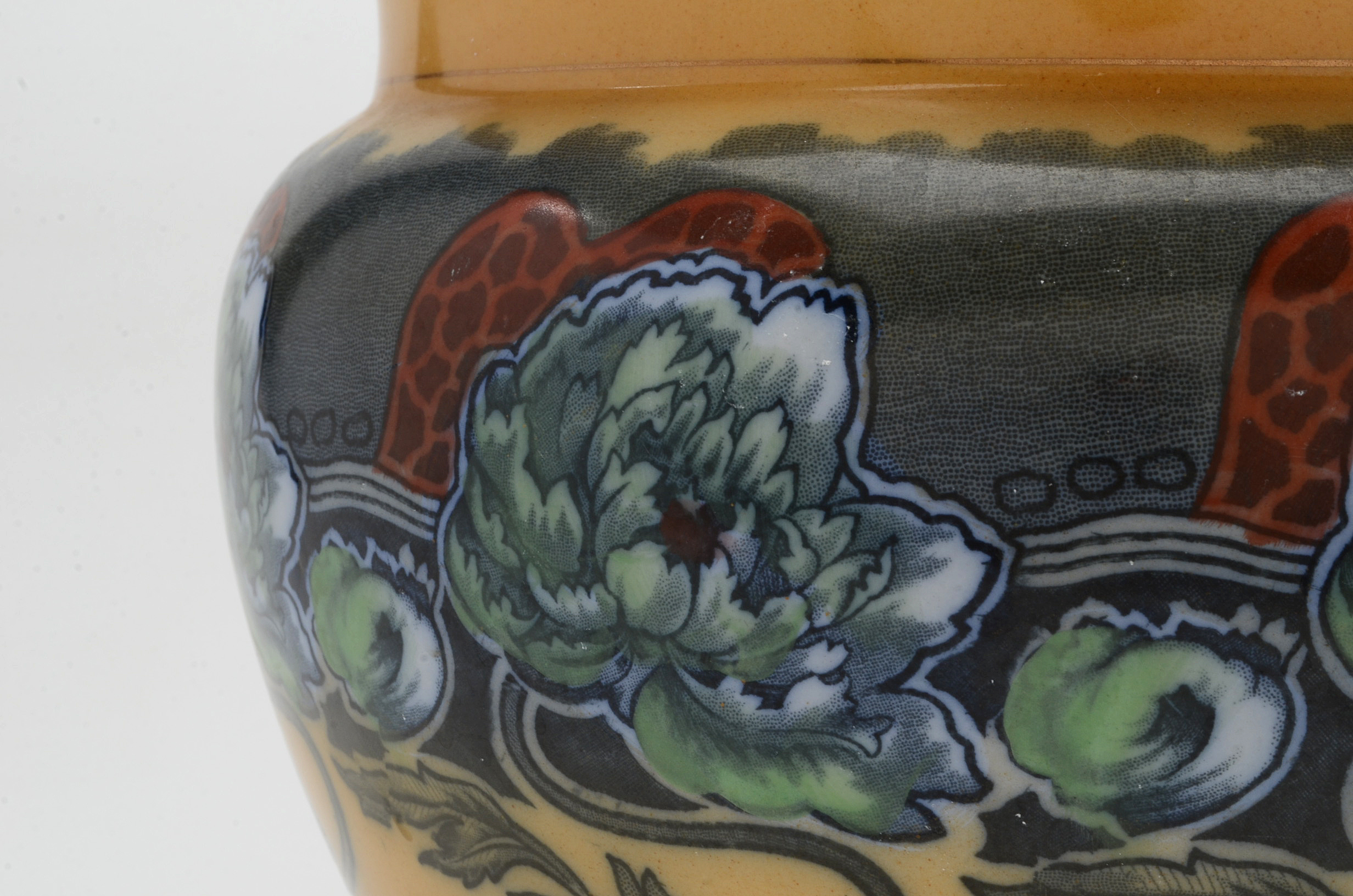 Late 19th Century English Colonial Pottery Kelmscott Jardinere