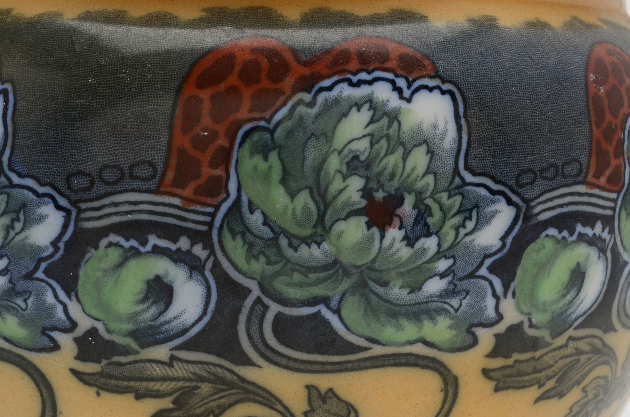 Late 19th Century English Colonial Pottery Kelmscott Jardinere