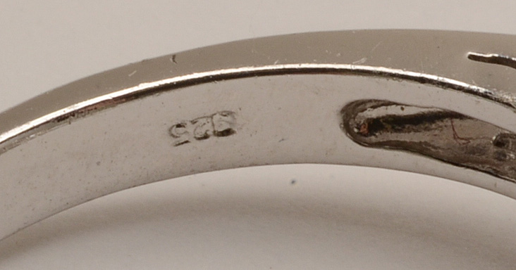 Sterling Silver Rings With Large Cubic Zirconias